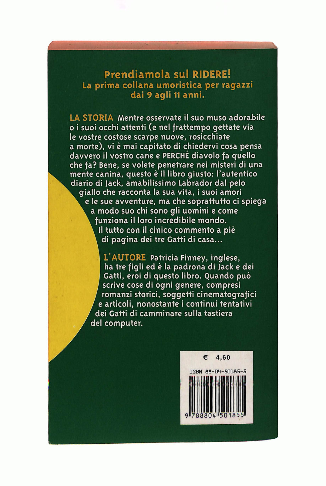 EBOND Ridere Diario Di Un Cane Patricia Finney Mondadori Libro LI040935