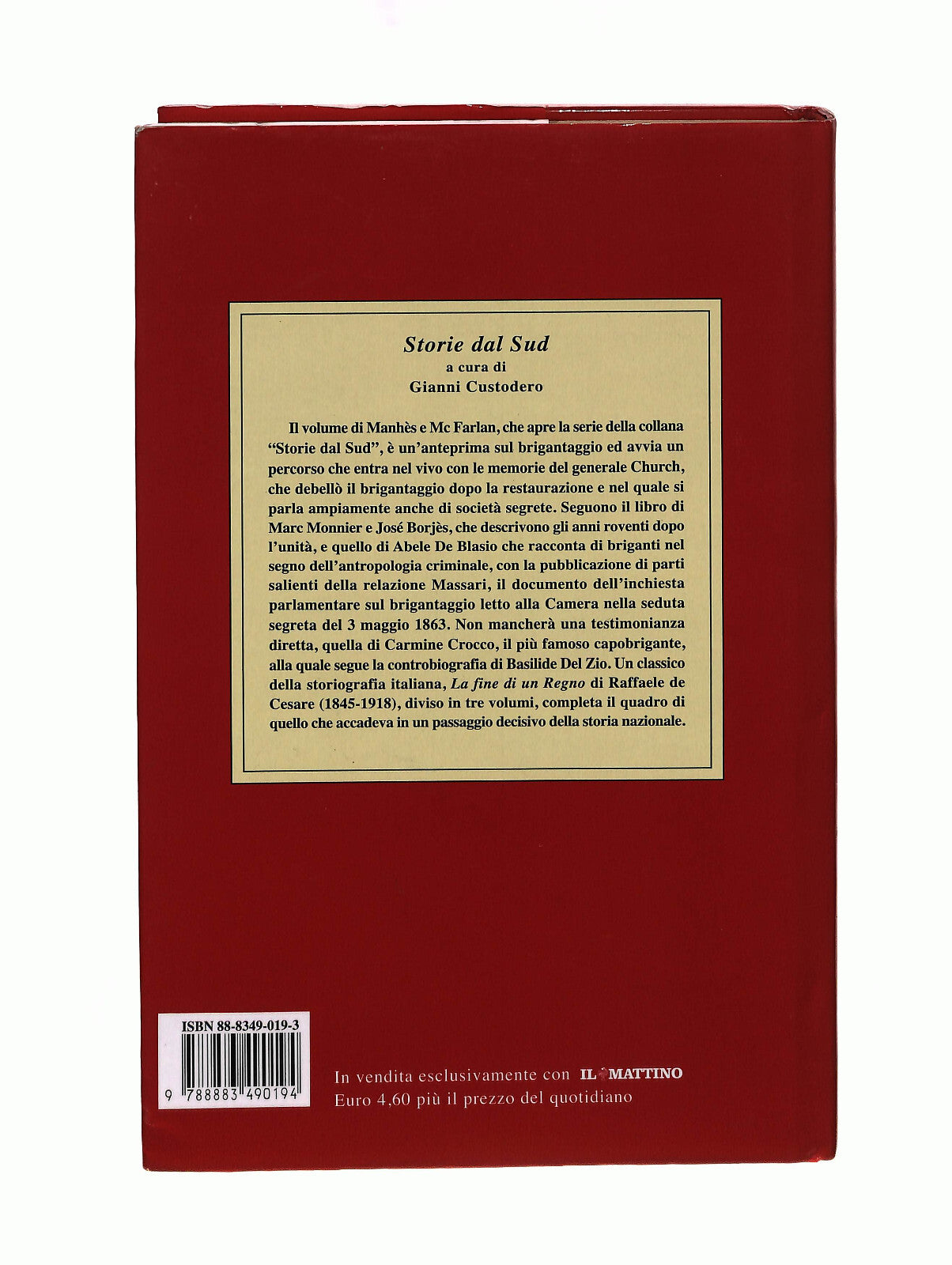 EBOND Altre Storie Di Briganti Abele De Blasio Capone Editore Libro LI040951
