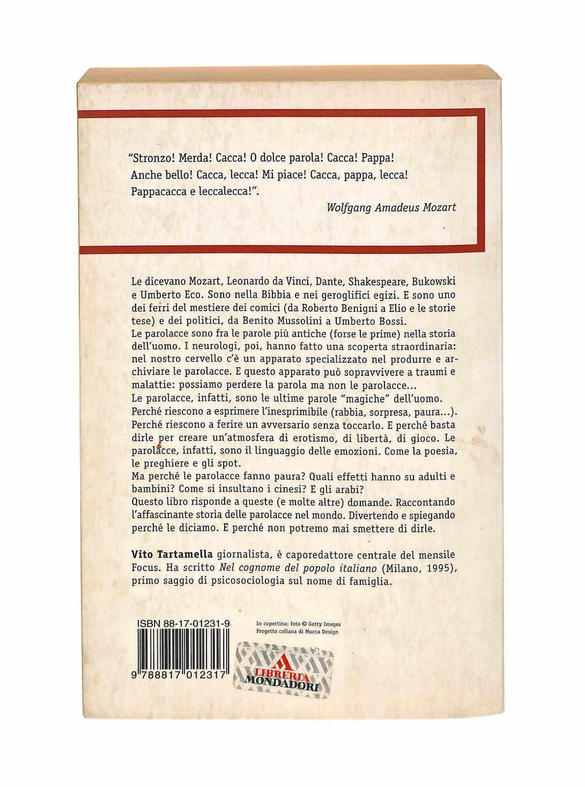 EBOND Parolacce Vito Tartamella Bur Libro LI040959