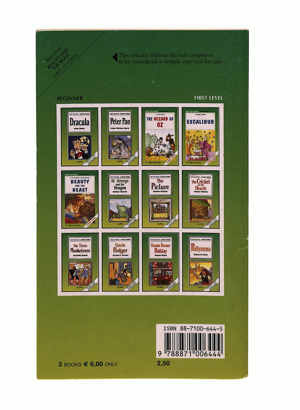 EBOND Beauty And The Beast First Readers La Spiga Inglese Libro LI040966