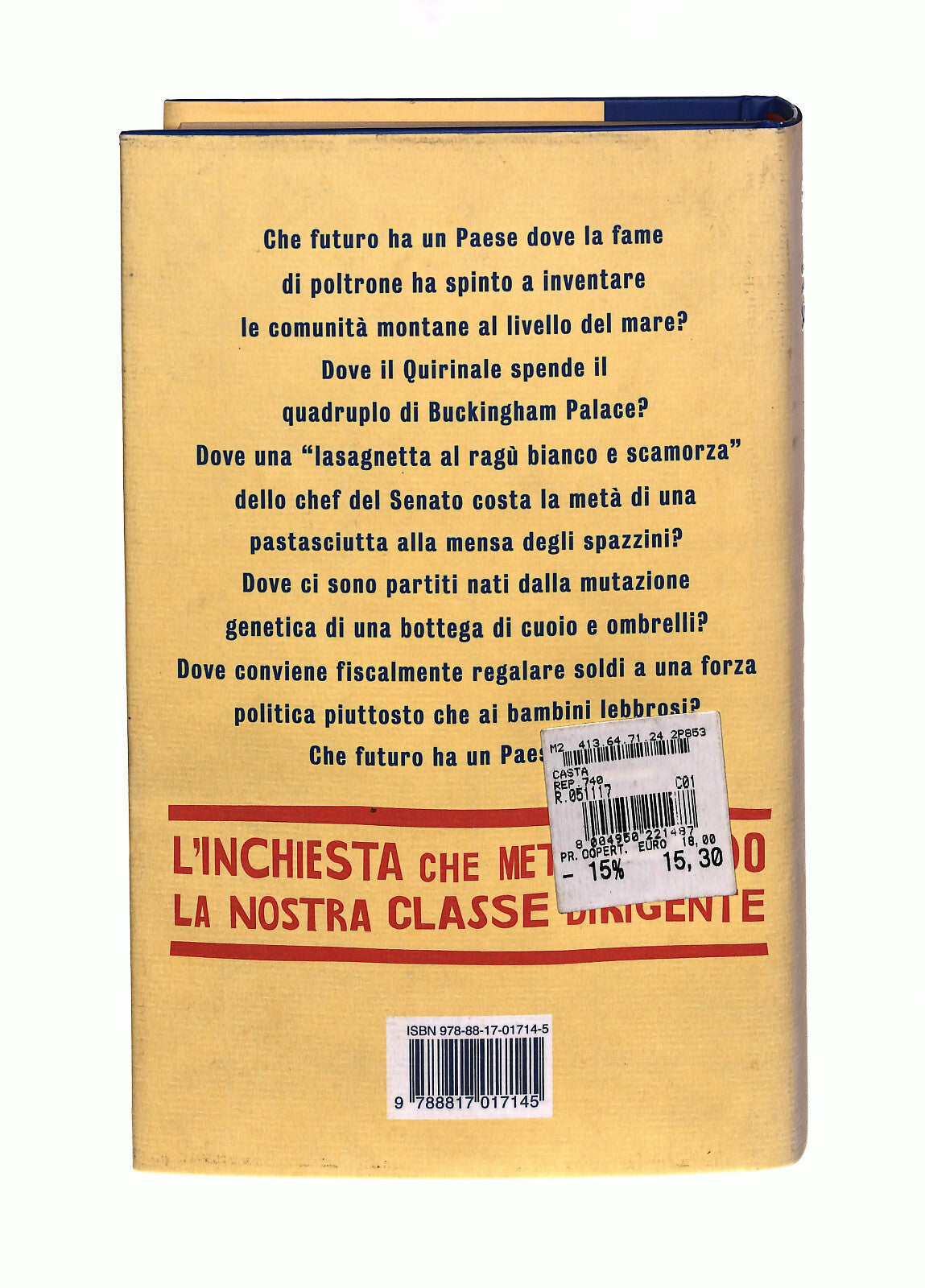 EBOND La Casta Rizzo Stella Rizzoli Libro LI041008