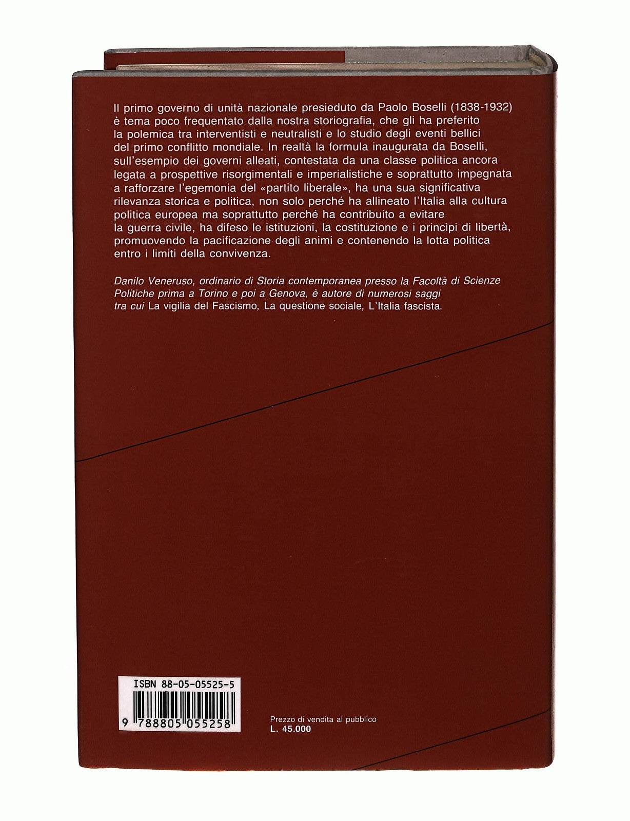 EBOND La Grande Guerra e L'unita Nazionale Danilo Veneruso Sei Libro LI041084