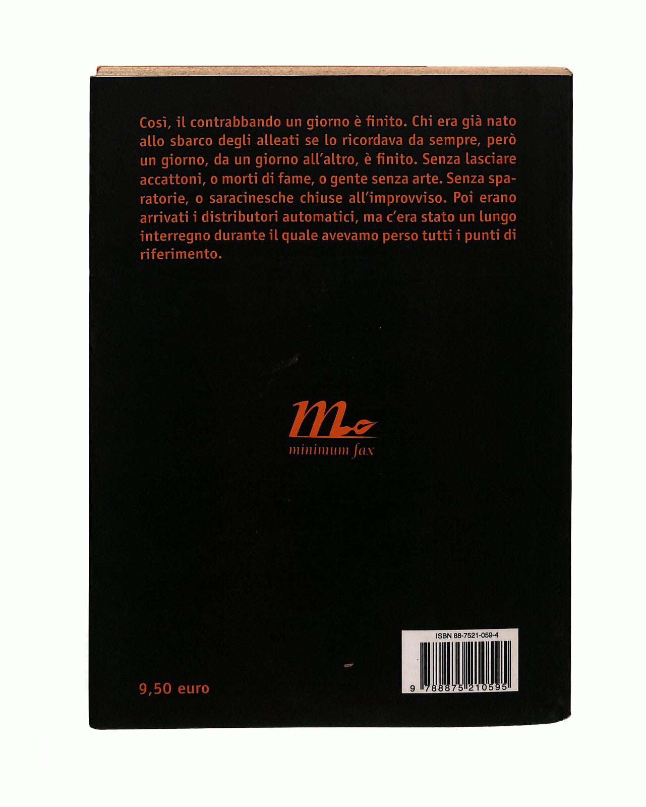 EBOND Per Grazia Ricevuta Valeria Parrella Minimum Fax Libro LI041111