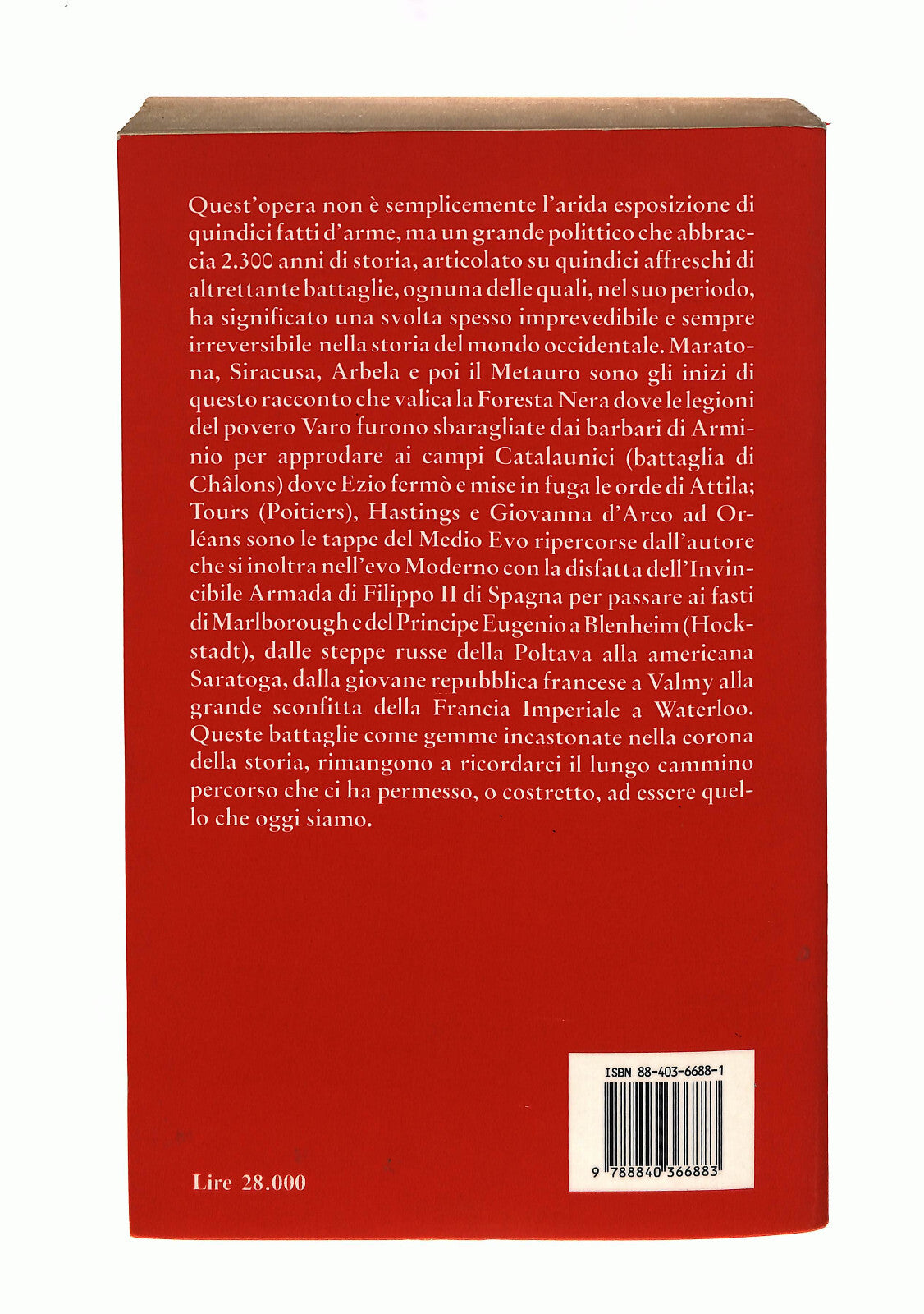 EBOND Da Maratona a Waterloo E. Creasy Fratelli Melita Editori Libro LI041135