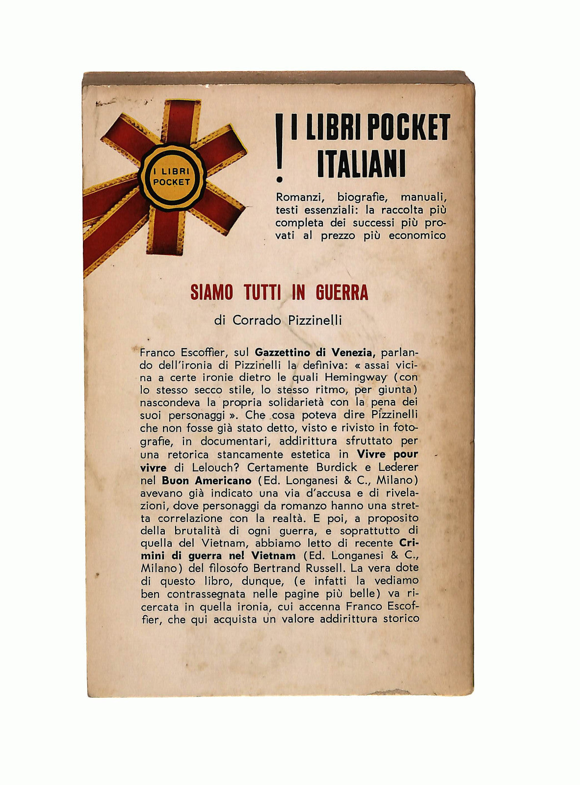 EBOND Siamo Tutti In Guerra Corrado Pizzinelli Longanesi & C. Libro LI041154