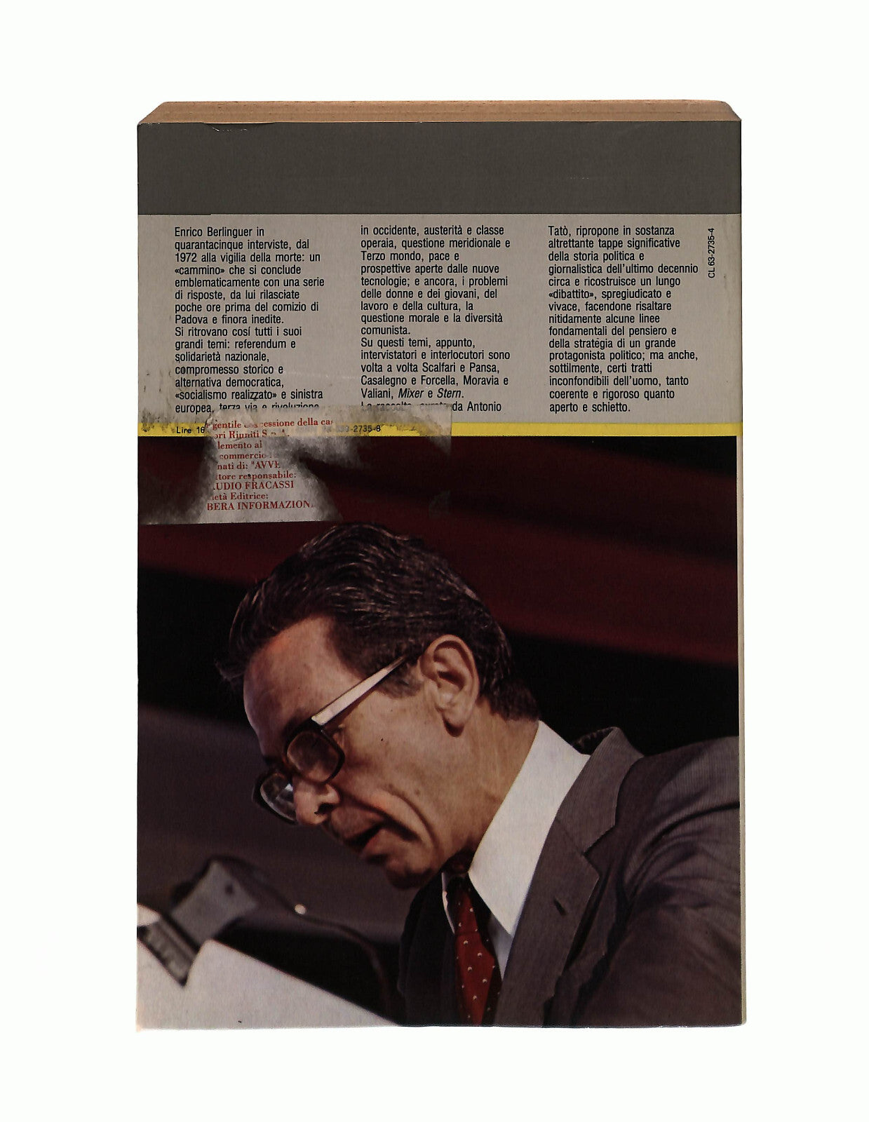 EBOND Conversazioni Con Berlinguer Cura Di Tato Editori Riuniti Libro LI041230