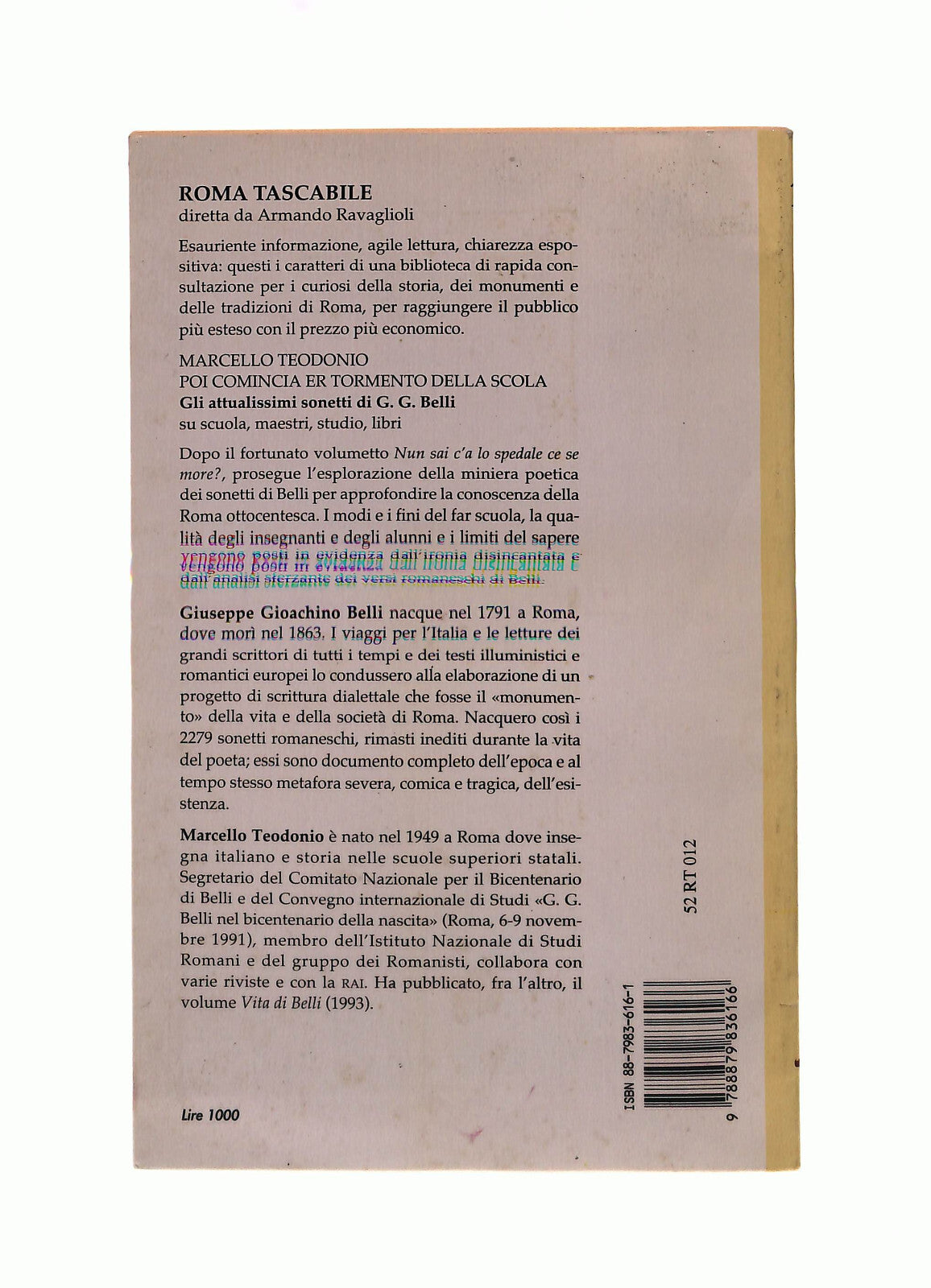 EBOND Poi Comincia Er Tormento Della Scola M. Teodonio Newton Libro LI041240