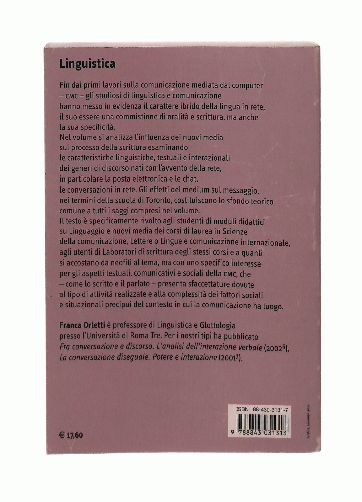 EBOND Scrittura e Nuovi Media a Cura Di Franca Orletti Carocci Libro LI041559