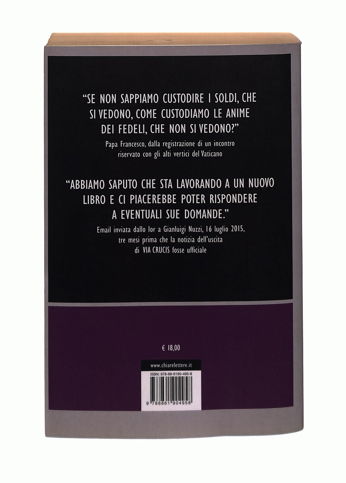 EBOND Via Crucis Gianluigi Nuzzi Chiarelettere Libro LI041626
