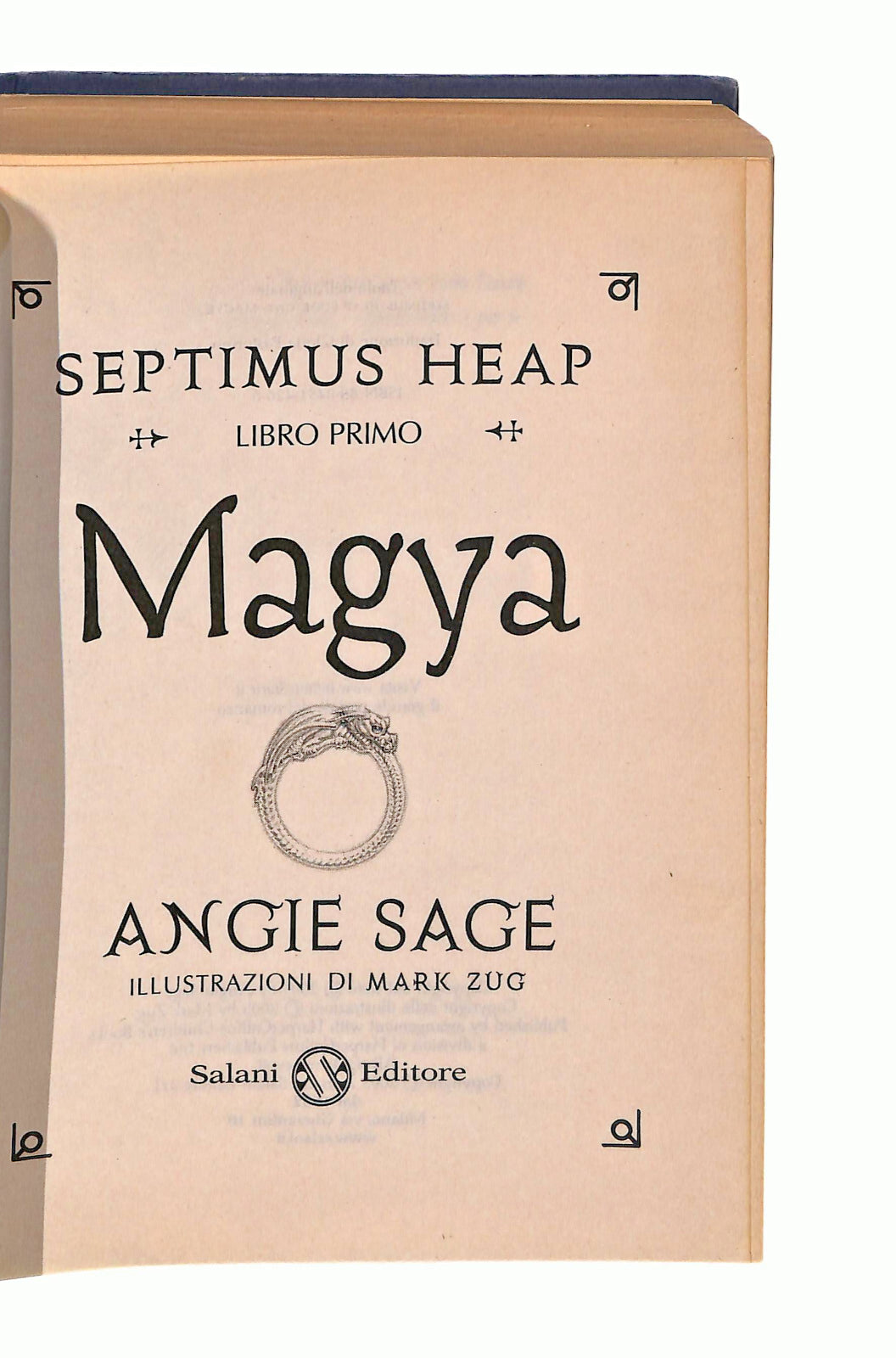 EBOND Septimus Heap Magya Angie Sage Salani Libro LI041627