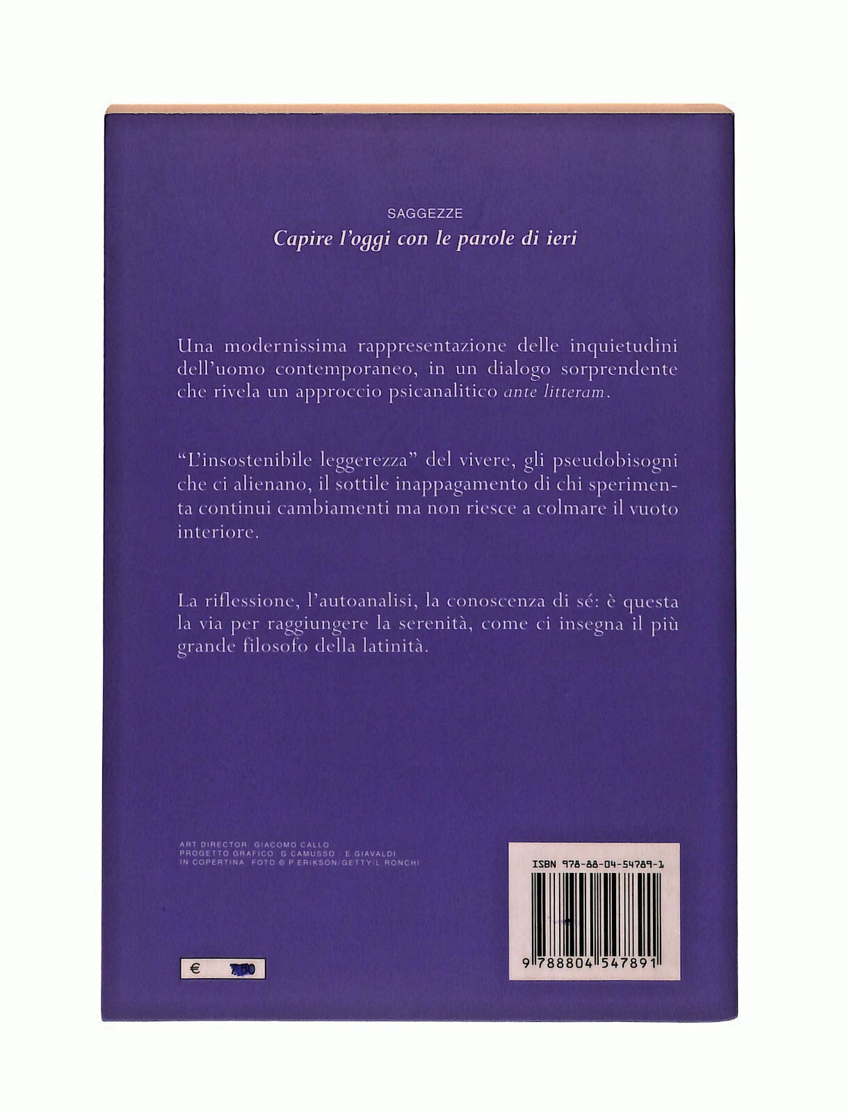 EBOND La Serenita Lucio Anneo Seneca Mondadori Libro LI041629