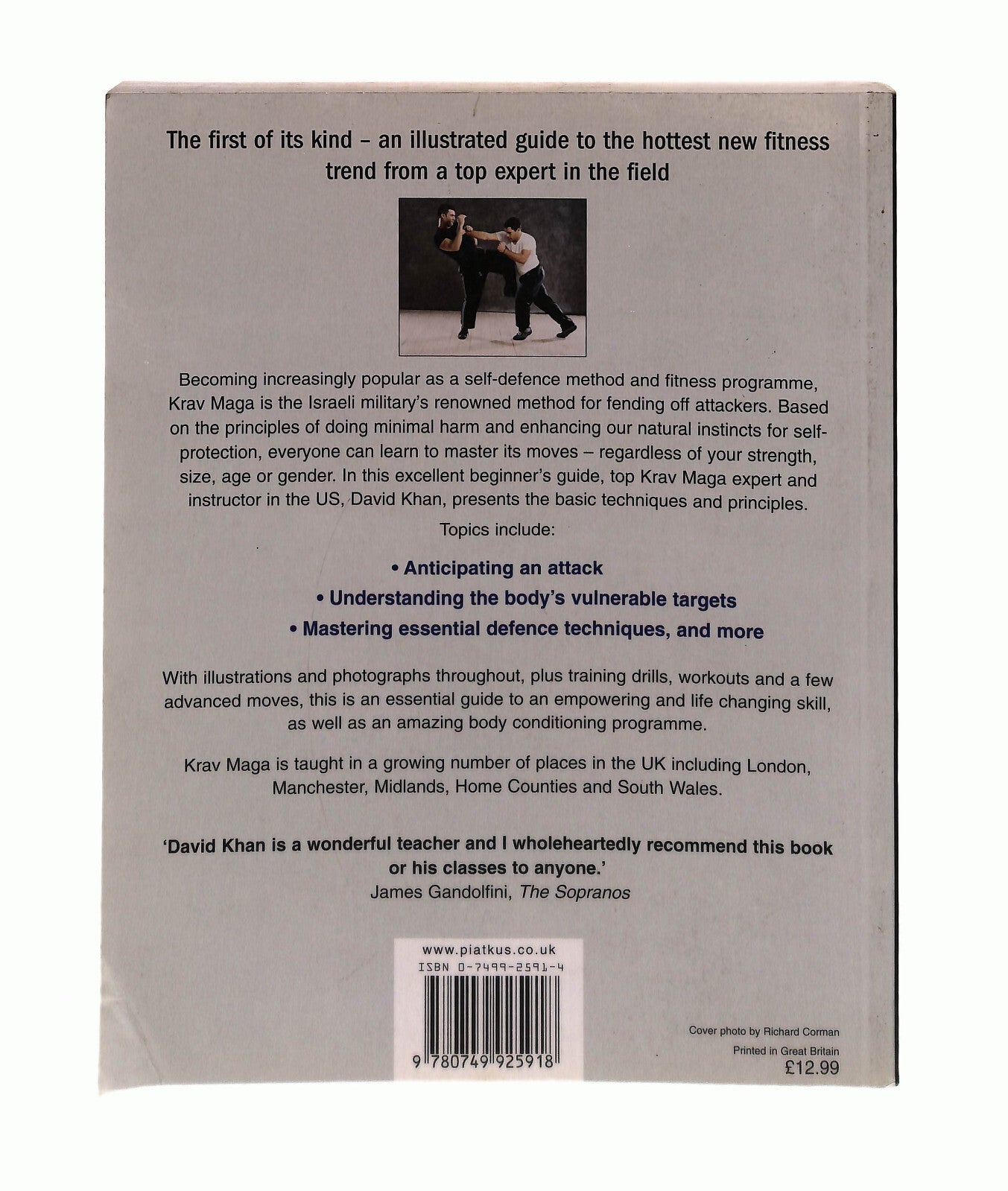 EBOND Krav Maga David Kahn Inglese Libro LI041634