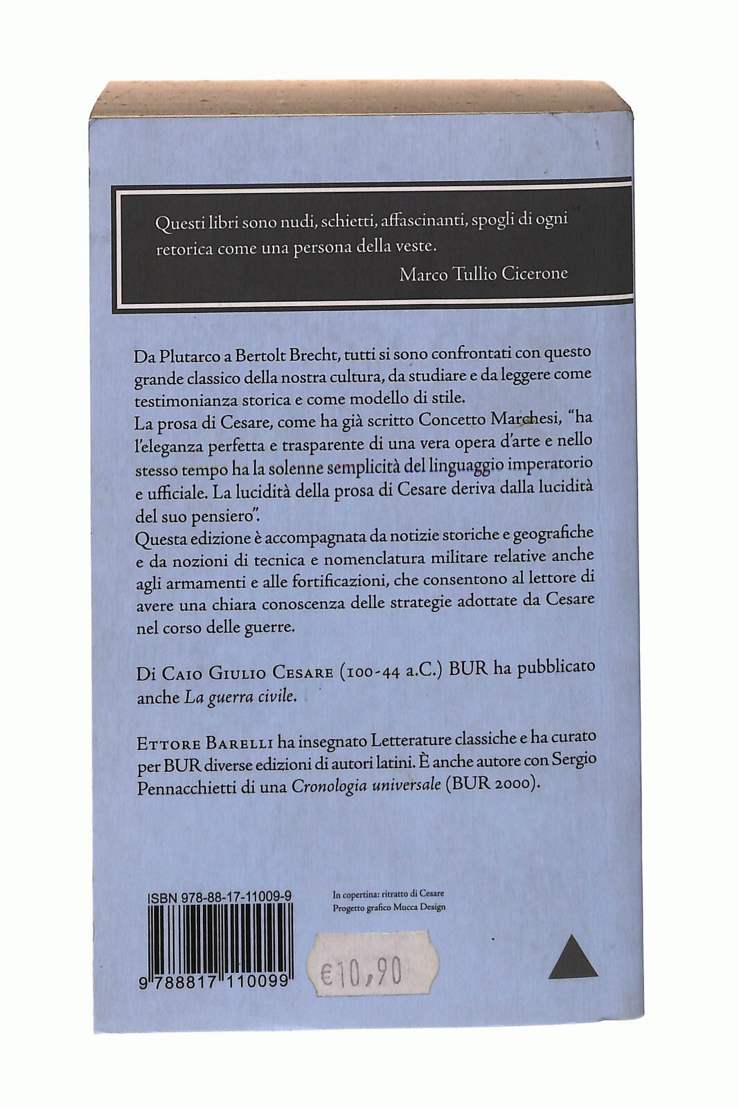 EBOND La Guerra Gallica Cesare Bur Rizzoli Libro LI041637