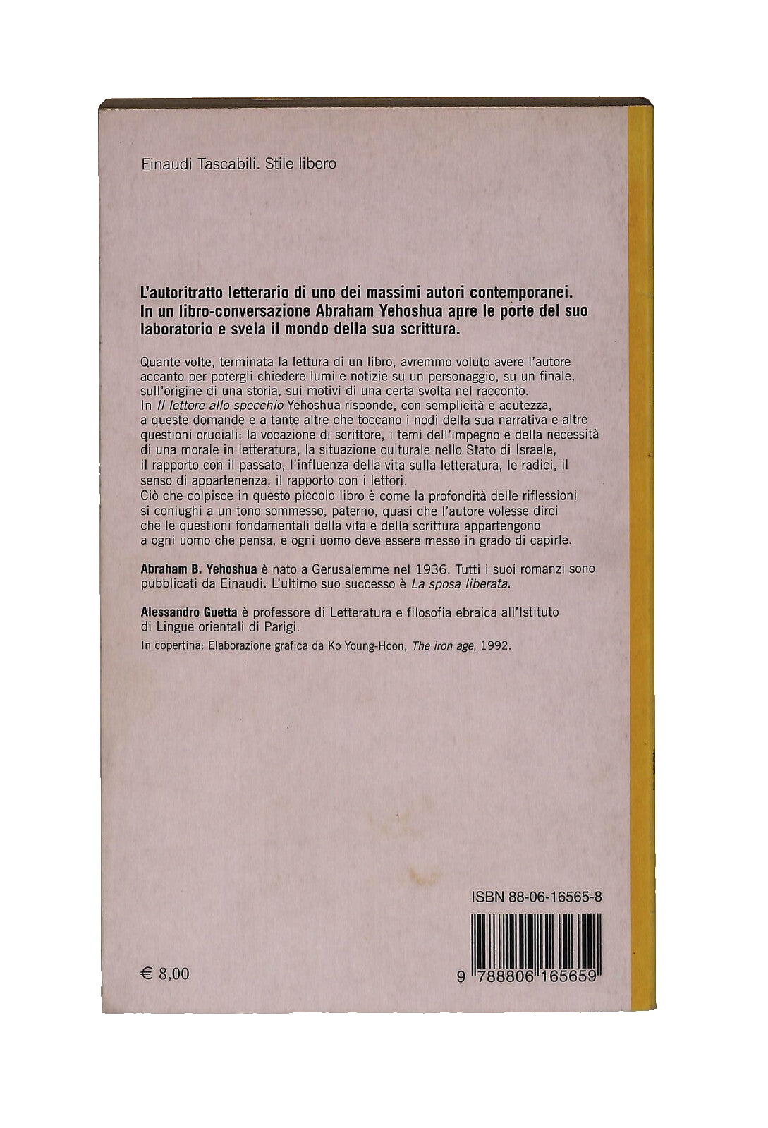 EBOND Il Lettore Allo Specchio Abraham B. Yehoshua Einaudi Libro LI041662