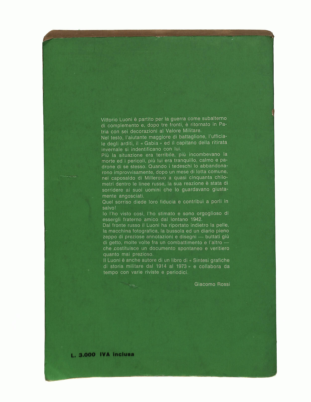 EBOND E Voina! Vittorio Luoni Con Dedica e Firma Autore Libro LI041710