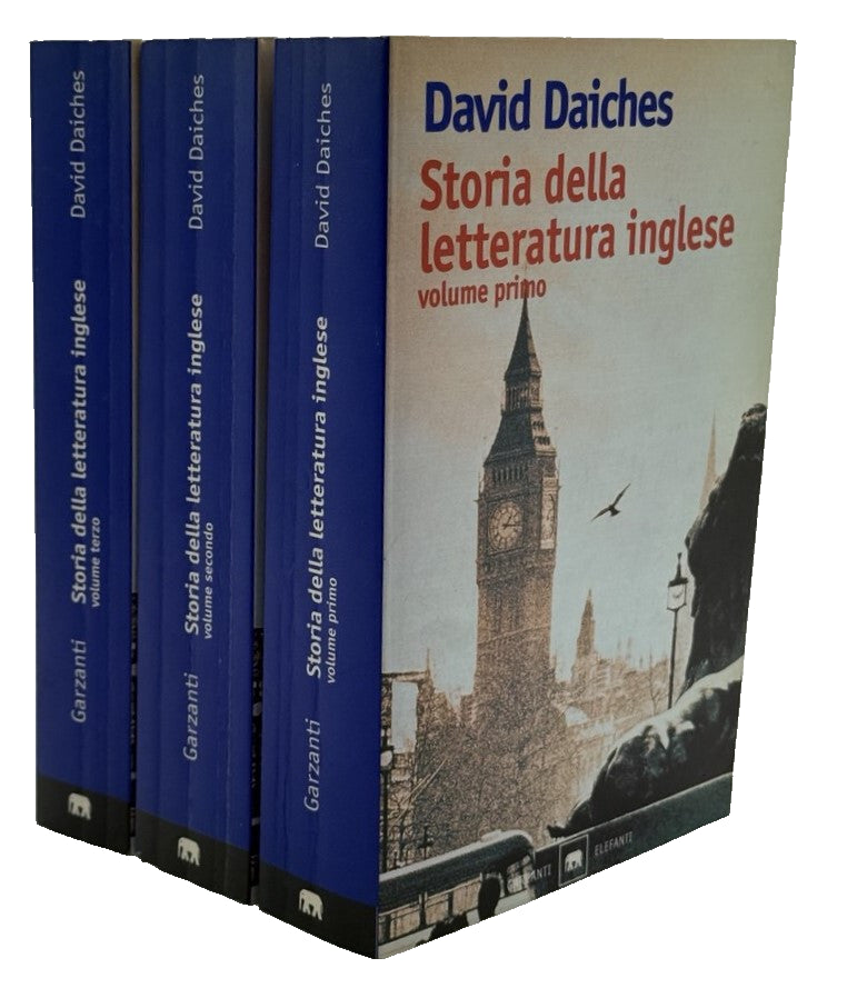 EBOND Storia Della Letteratura Inglese Daiches 3 Volumi Garzanti Libro LI041729