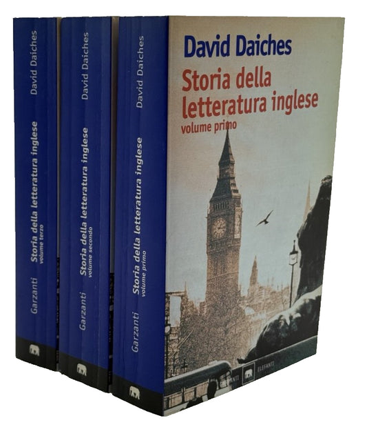EBOND Storia Della Letteratura Inglese Daiches 3 Volumi Garzanti Libro LI041729