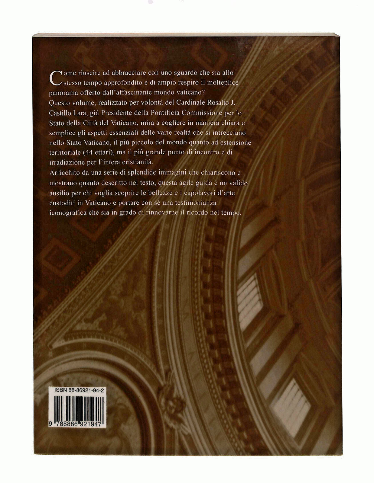 EBOND Uno Sguardo Sul Vaticano C. Cecilia Edizioni Musei Vaticani Libro LI041733