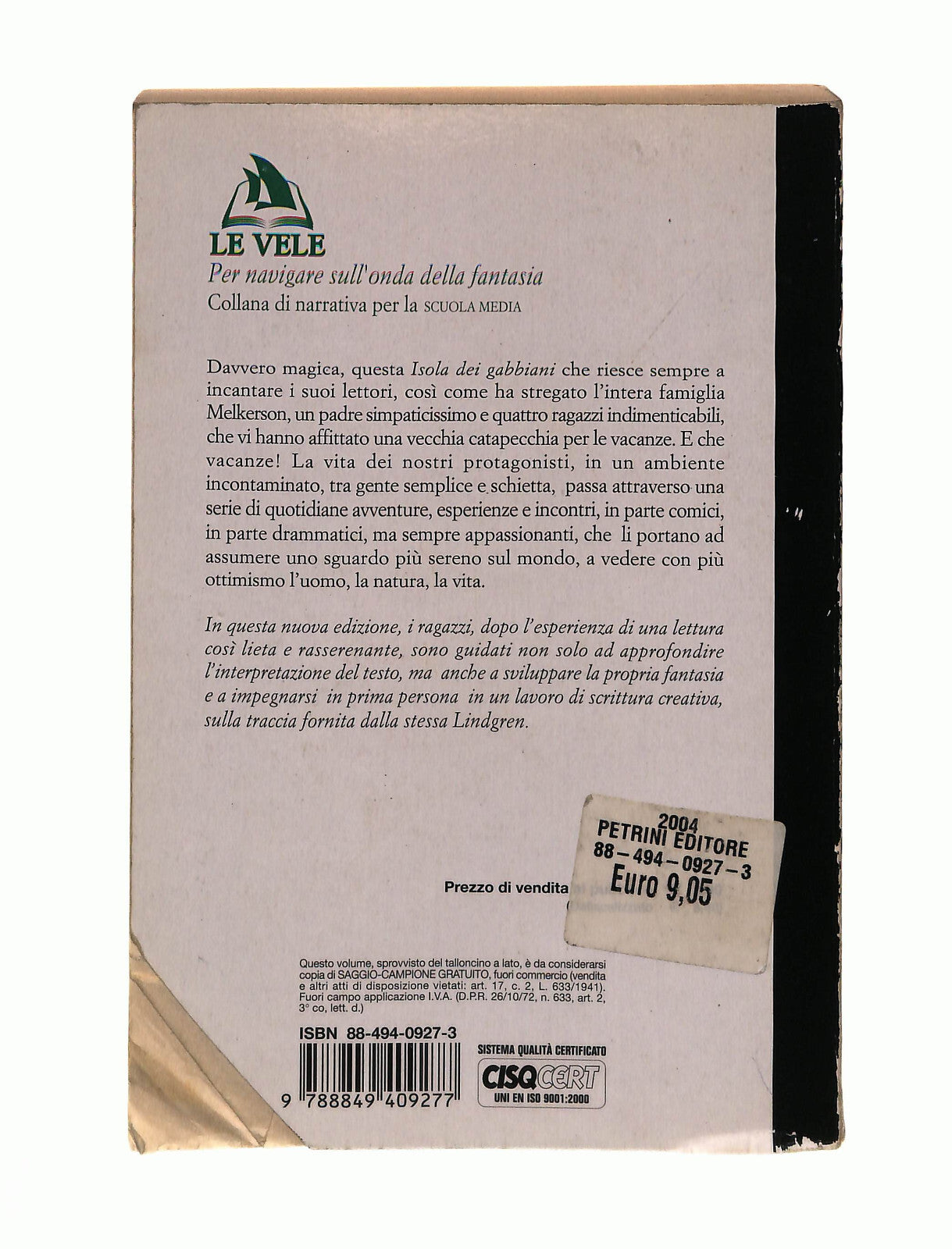 EBOND Vacanze All Isola Dei Gabbiani A. Lindgren Petrini Editore Libro LI041756
