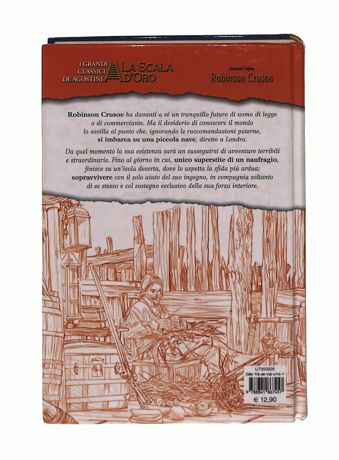 EBOND Robinson Crusoe Daniel Defoe De Agostini Libro LI041761