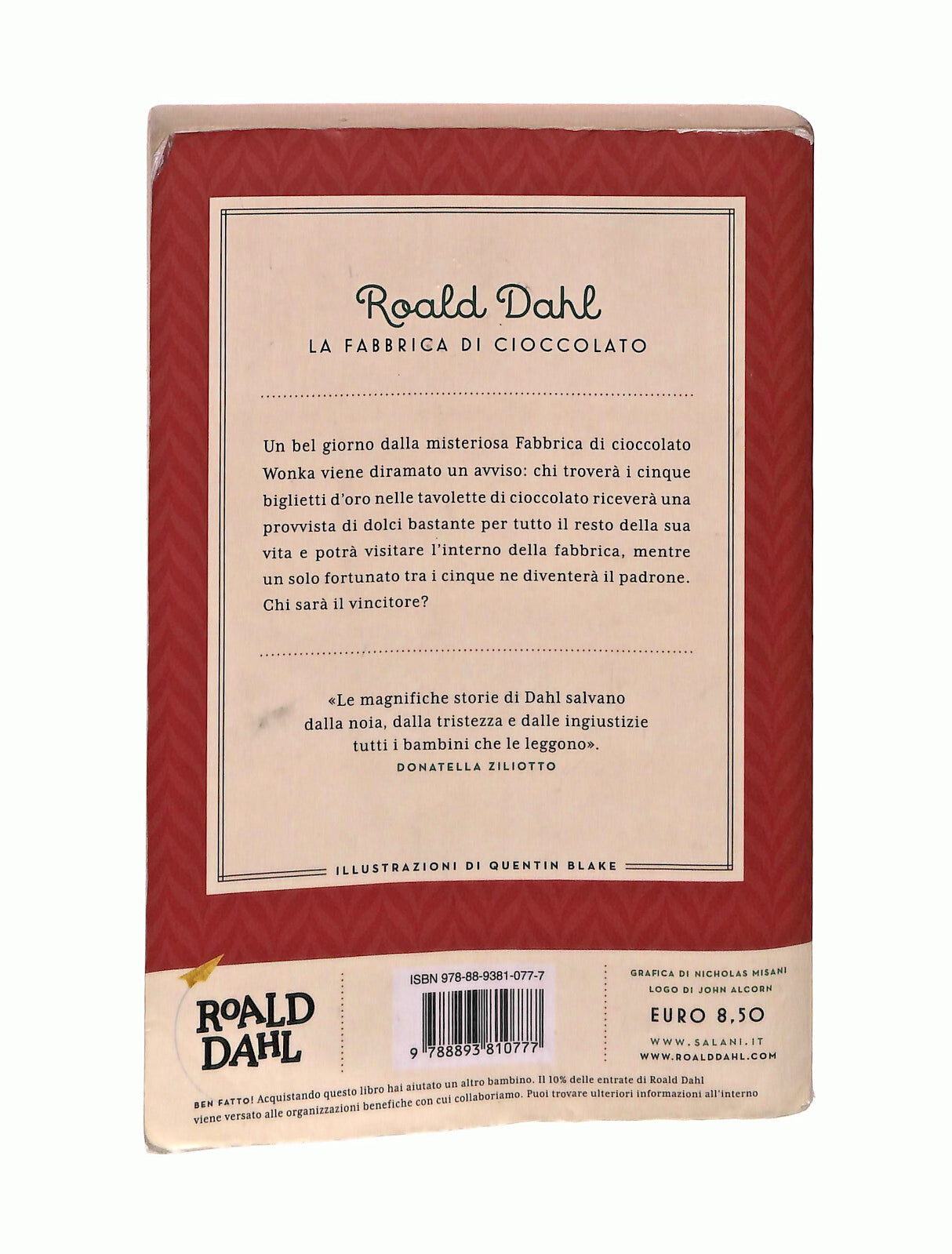 EBOND La Fabbrica Di Cioccolato Roald Dahl Salani Libro LI041778