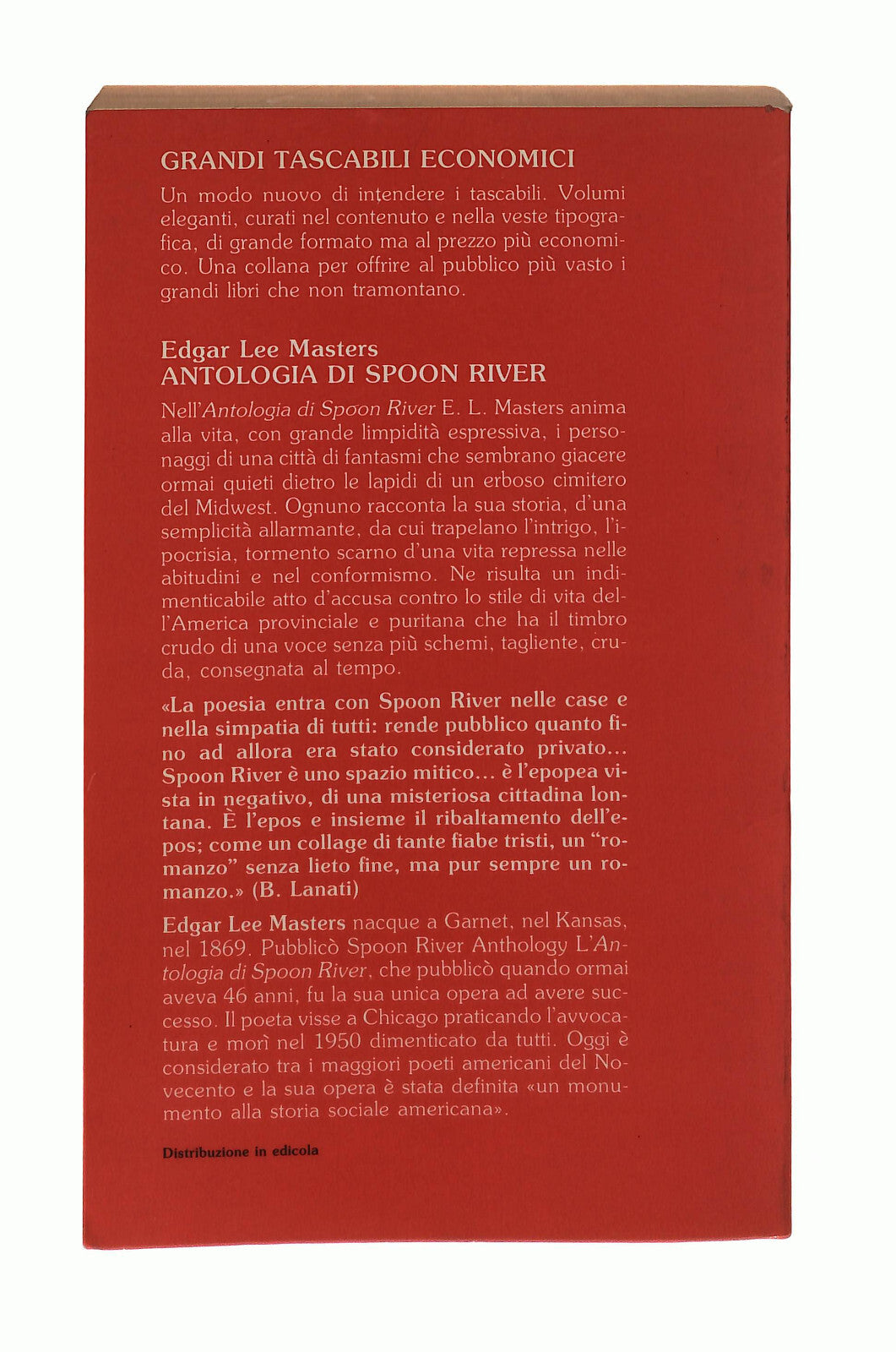 EBOND Antologia Di Spoon River Masters Newton Inglese a Fronte Libro LI041805
