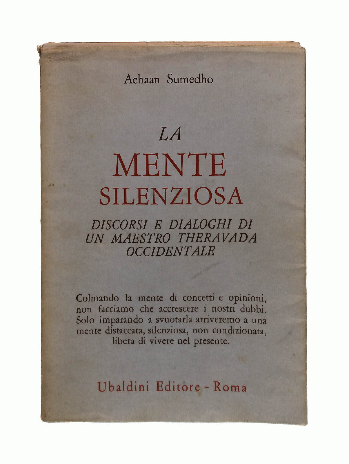 EBOND La Mente Silenziosa Achaan Sumedho Astrolabio Ubaldini Libro LI041860