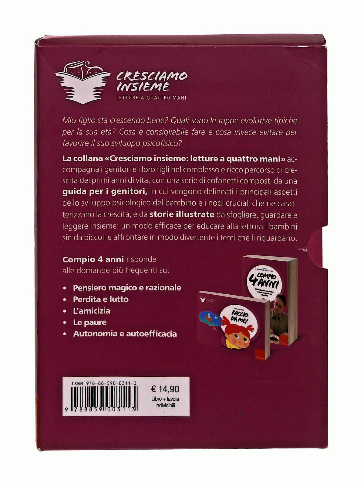 EBOND Compio 4 Anni Cura Cramerotti Daffi Mauti Erickson 2 Libri Libro LI041910