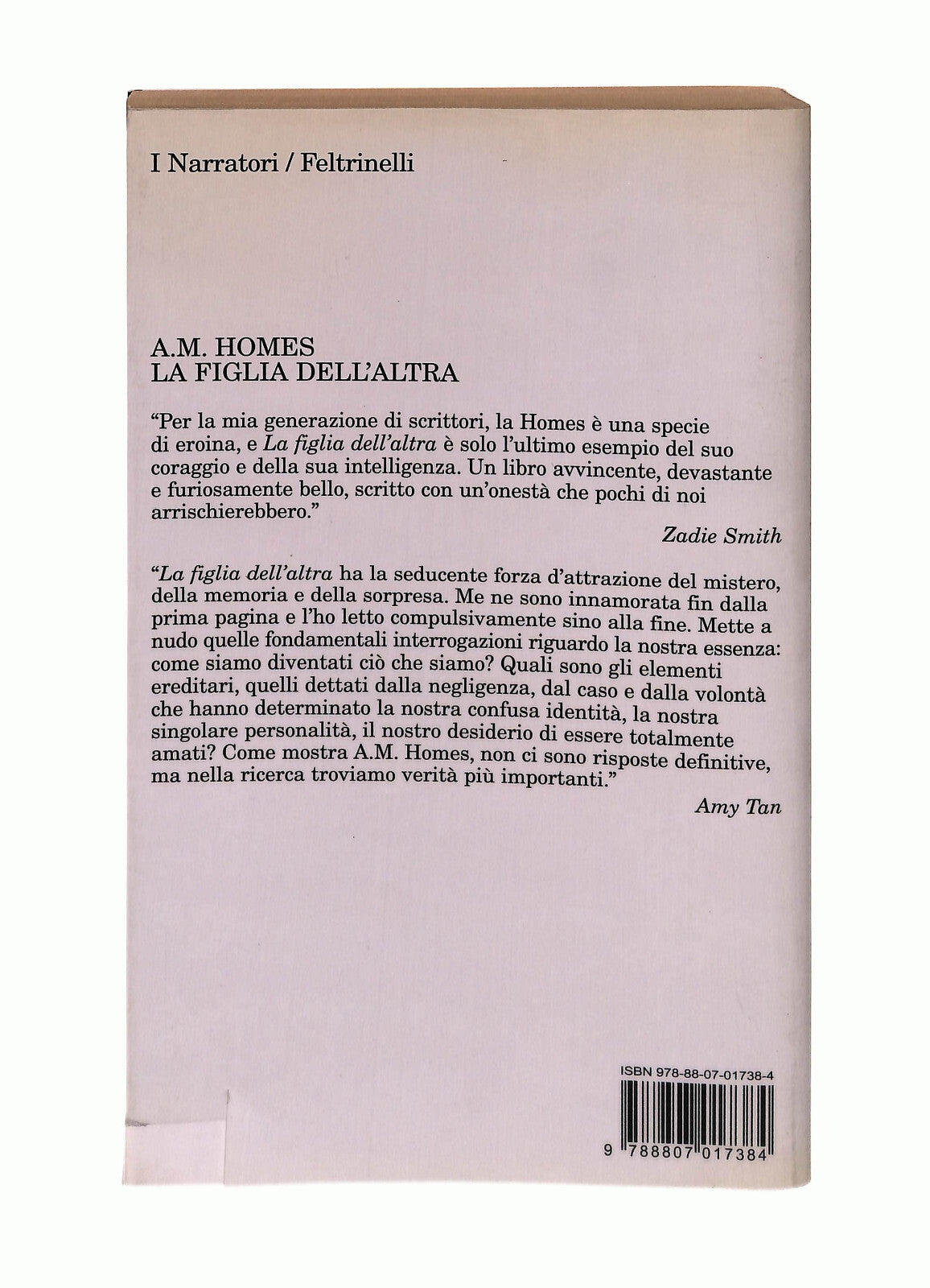 EBOND La Figlia Dell Altra A M Homes Feltrinelli Libro LI041941