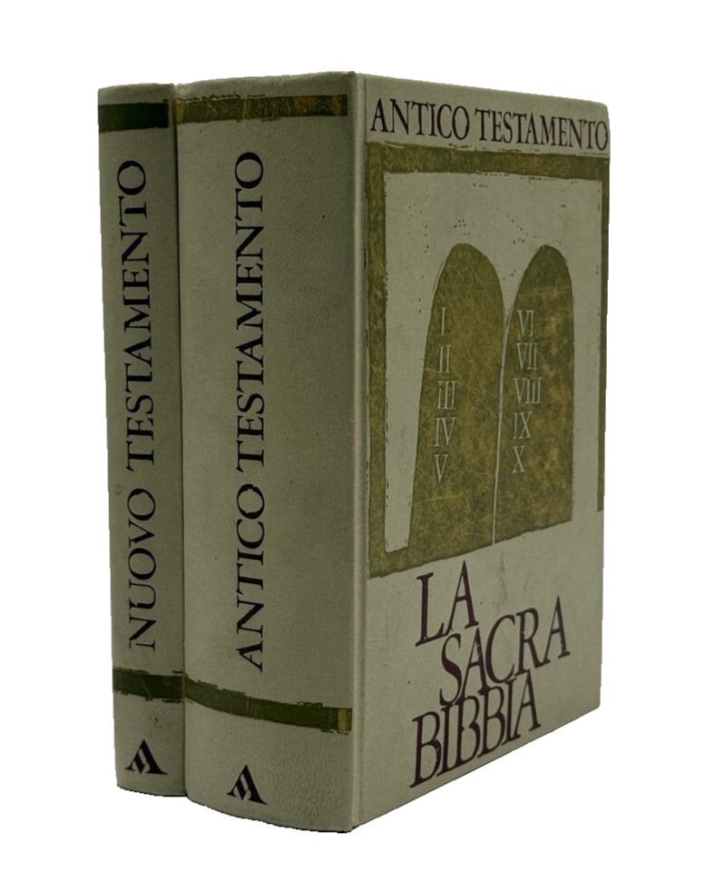 EBOND La Sacra Bibbia Antico Nuovo Testamento Mondadori 1975 2 Vo Libro LI041983