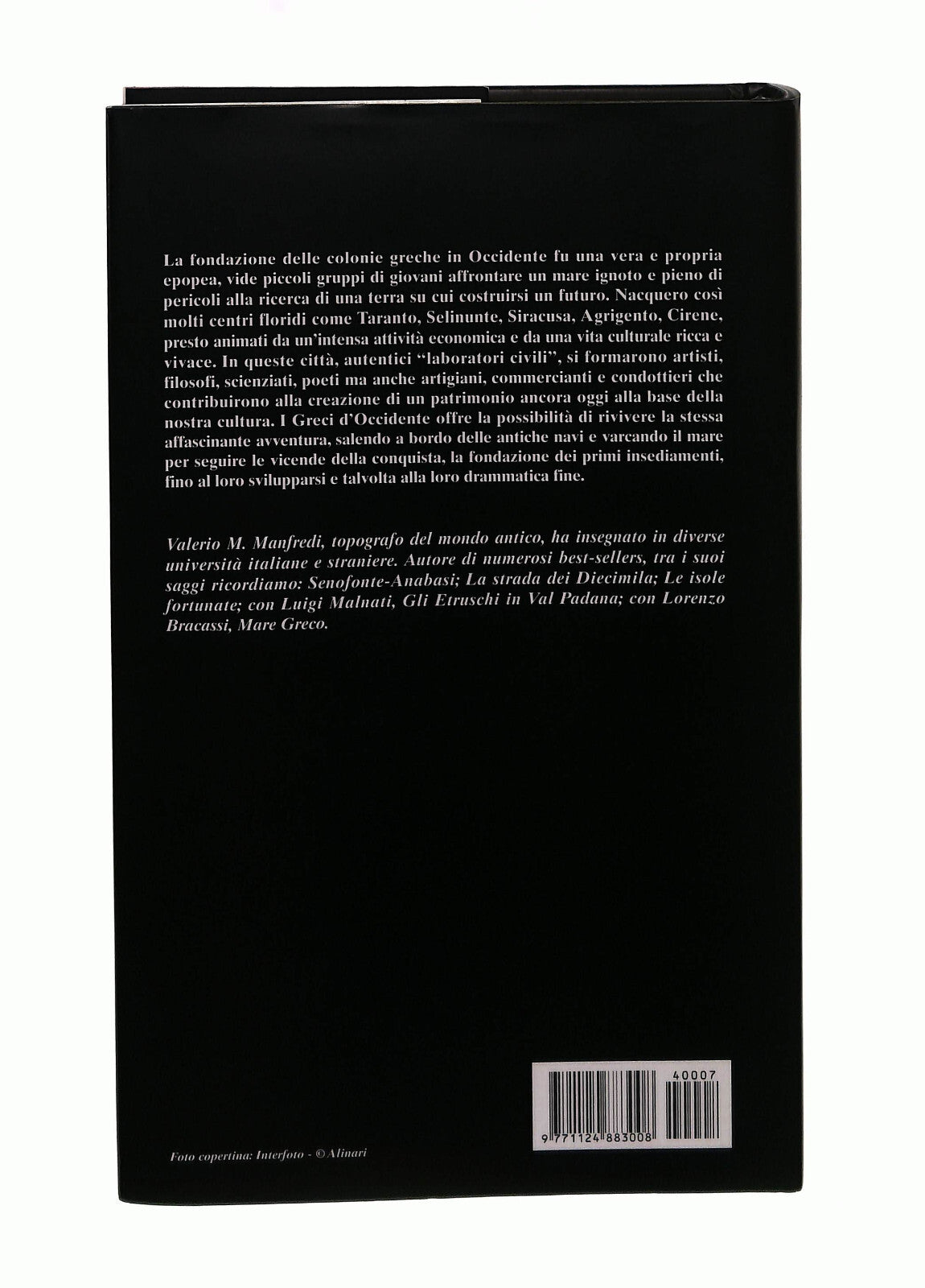 EBOND I Greci d Occidente Valerio Massimo Manfredi Il Giornale Libro LI042081