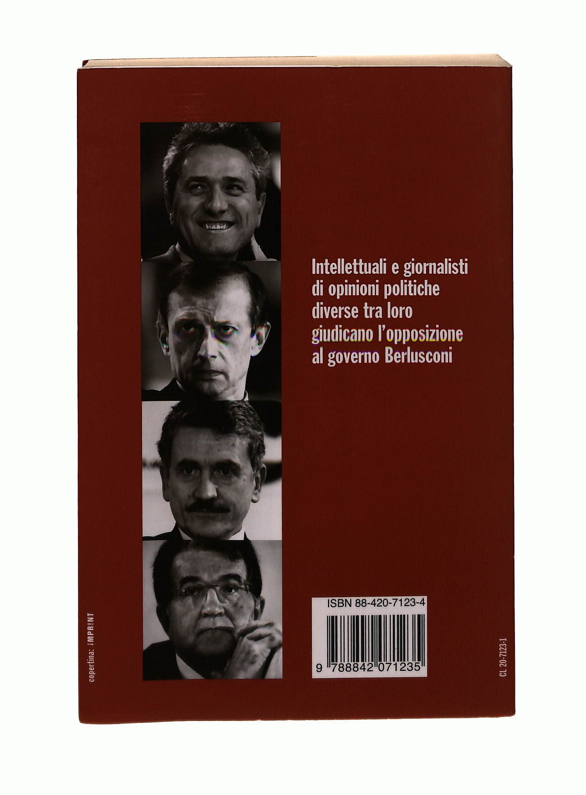 EBOND L Opposizione Al Governo Berlusconi F Tuccari Laterza Libro LI042089