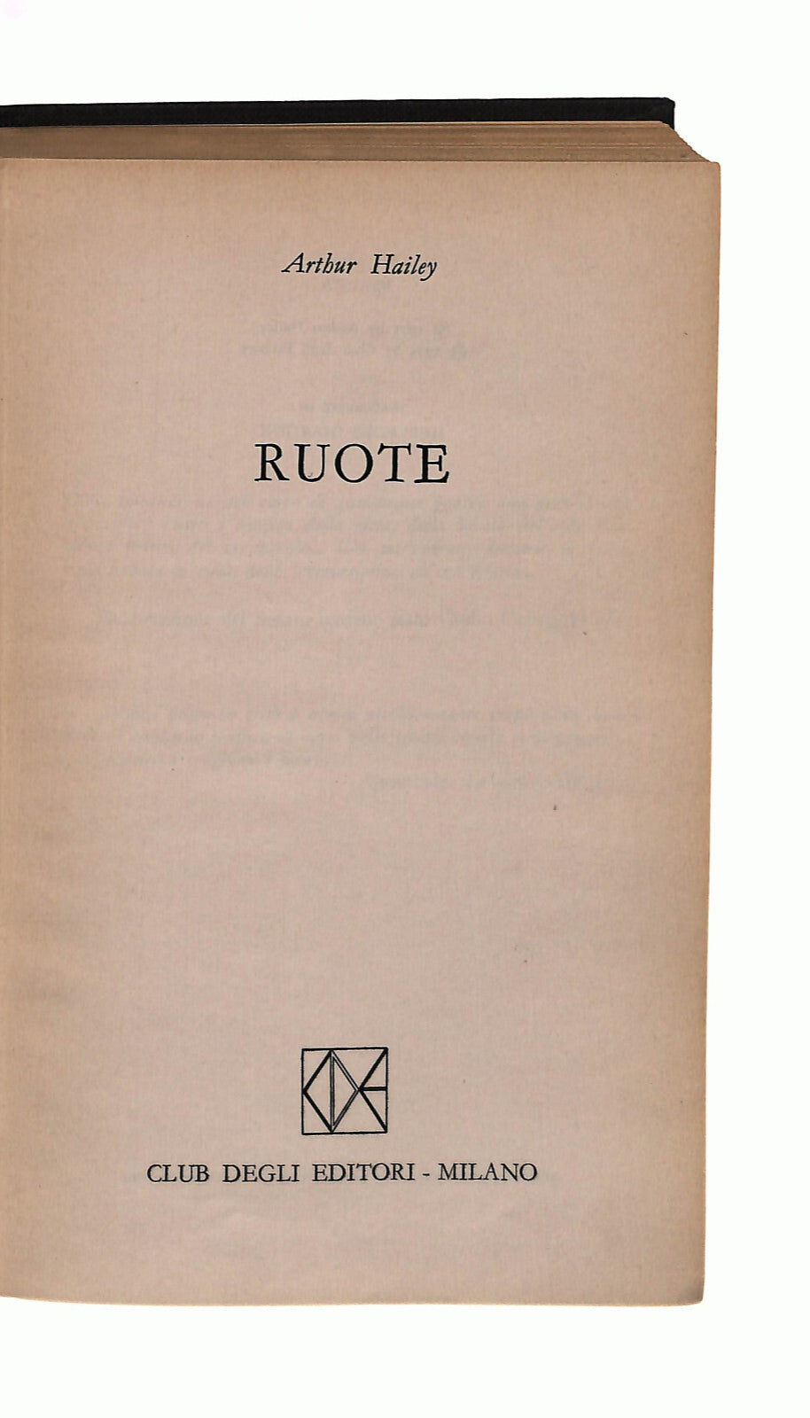 EBOND Ruote Arthur Haileye Libro LI042131