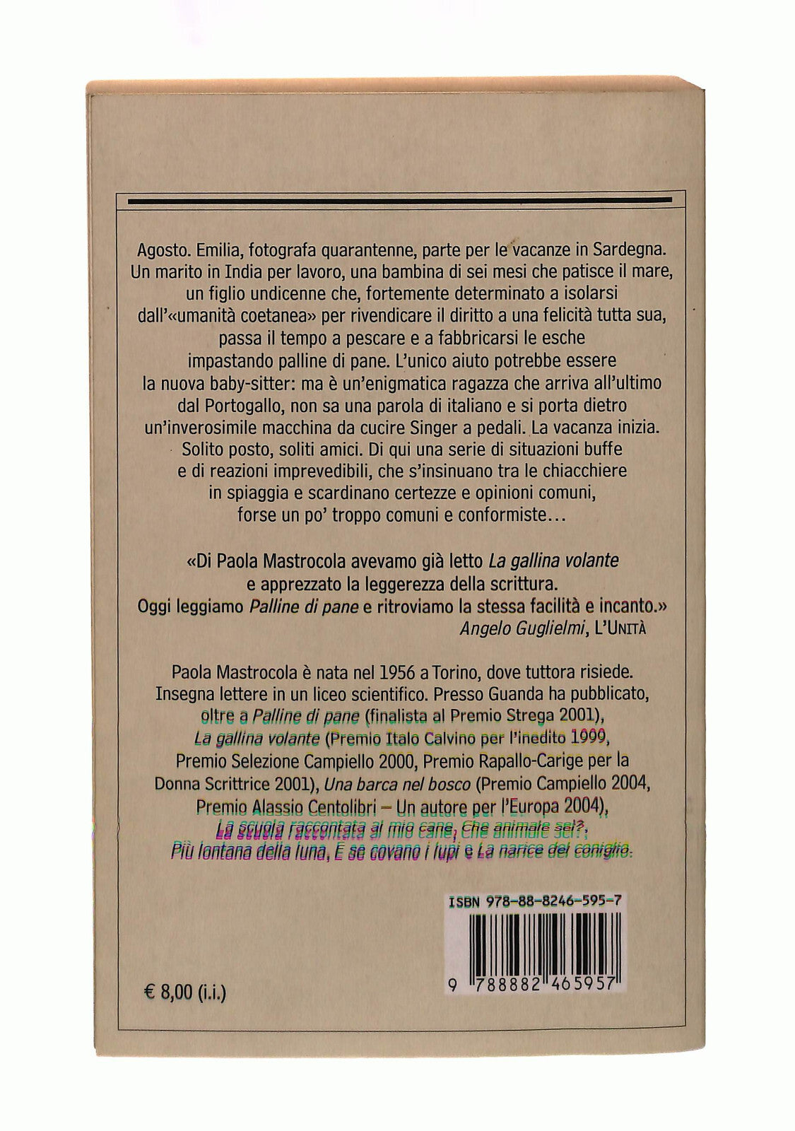 EBOND Palline Di Pane Paola Mastrocola Guanda Libro LI042133