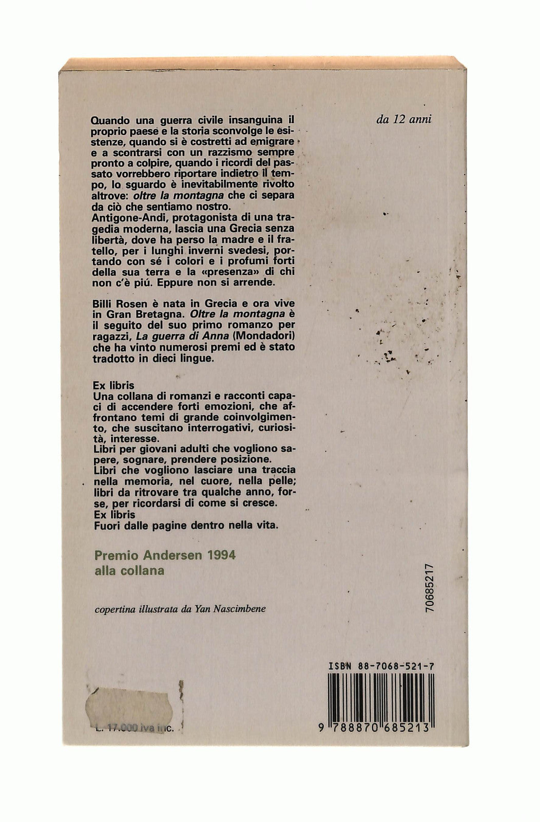 EBOND Oltre La Montagna Billi Rosen Edizioni E Elle Libro LI042203