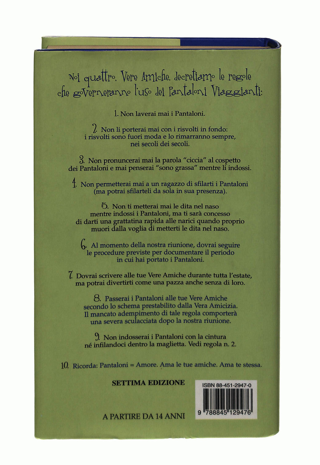 EBOND Quattro Amiche e Un Paio Di Jeans Ann Brashares Fabbri Libro LI042206