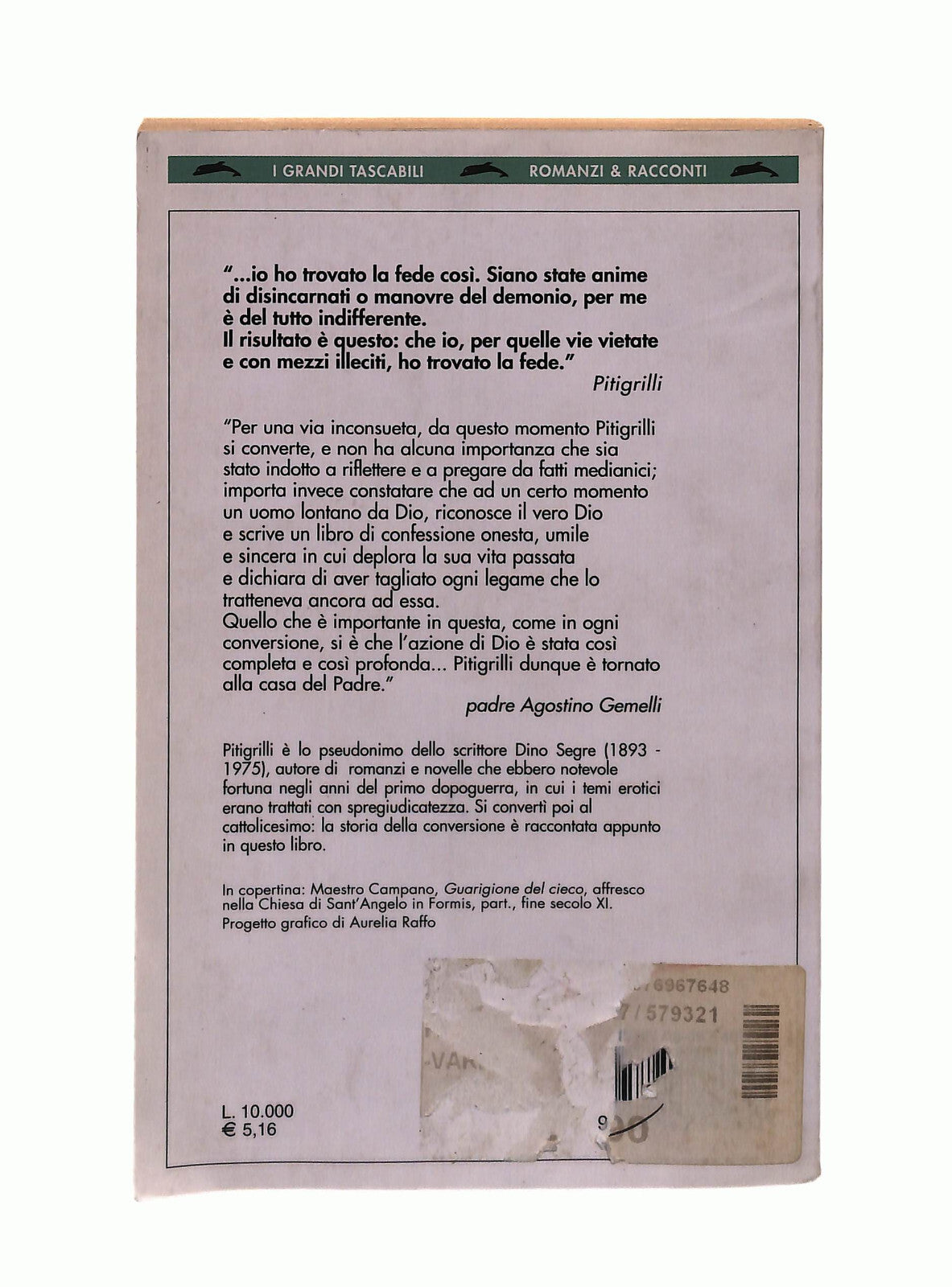 EBOND La Piscina Di Siloe Pitigrilli Bompiani Libro LI042233