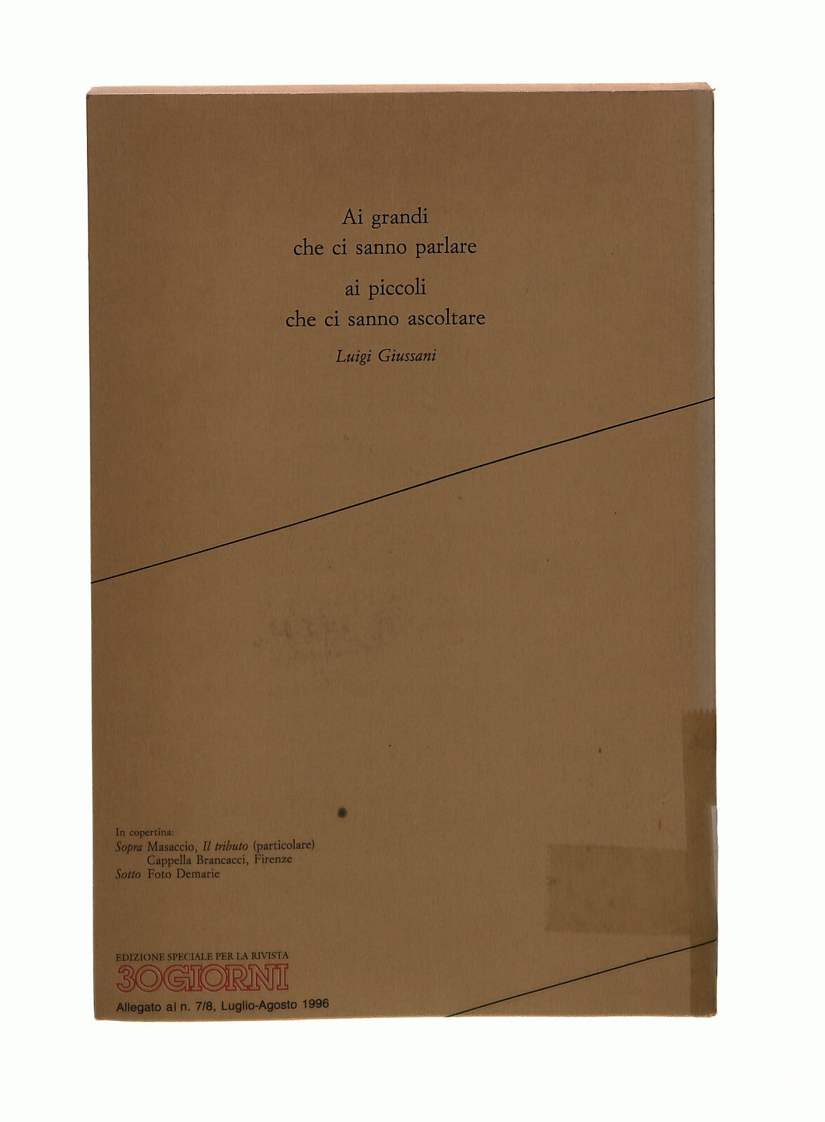 EBOND Il Cammino Al Vero e Un Esperienza Luigi Giussani Sei Libro LI042240