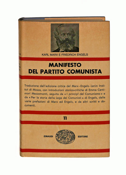 EBOND Manifesto Del Partito Comunista Marx Engels Einaudi 1967 Libro LI042242