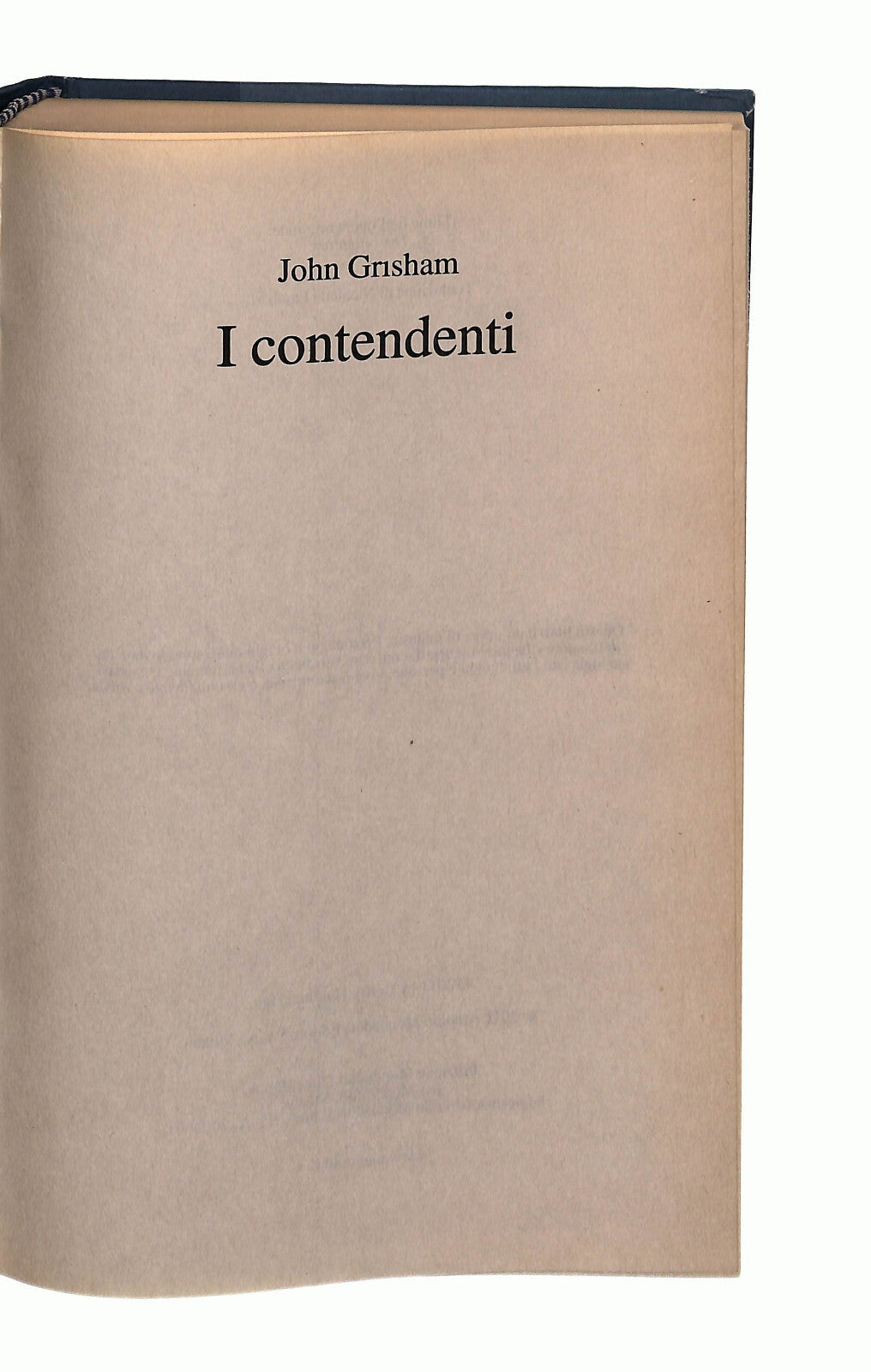 EBOND I Contendenti John Grisham Mondolibri Libro LI042278