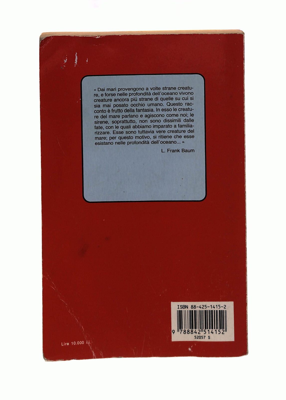 EBOND Il Castello In Fondo Al Mare L Frank Baum Mursia Libro LI042289