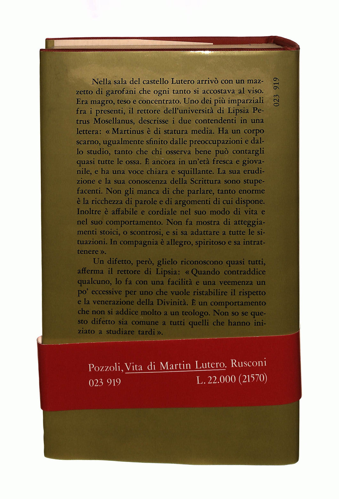EBOND Vita Di Martin Lutero Claudio Pozzoli Rusconi 1983 Libro LI042356