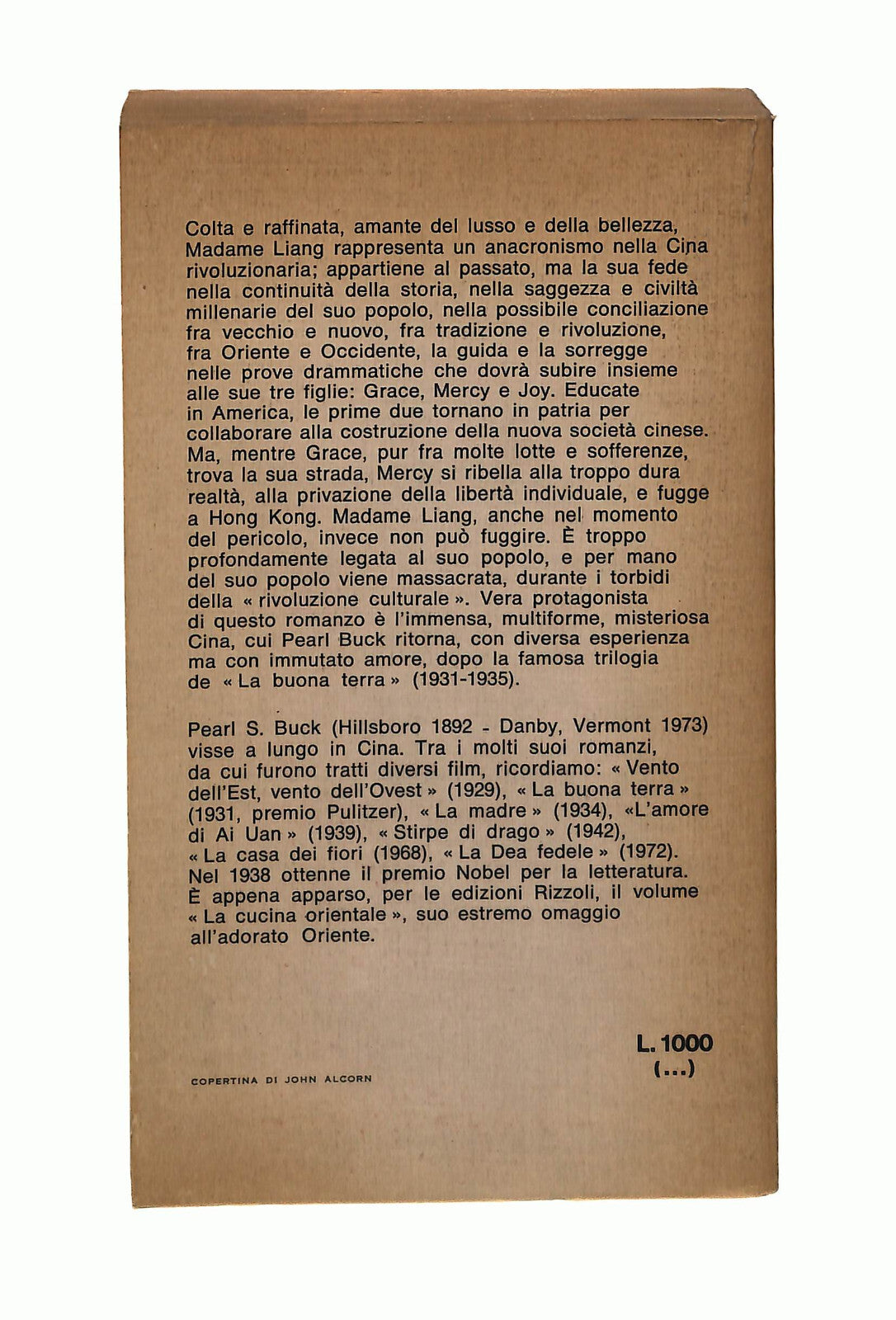 EBOND Le Ragazze Di Madame Liang Pearl S Buck Bur Rizzoli Libro LI042379