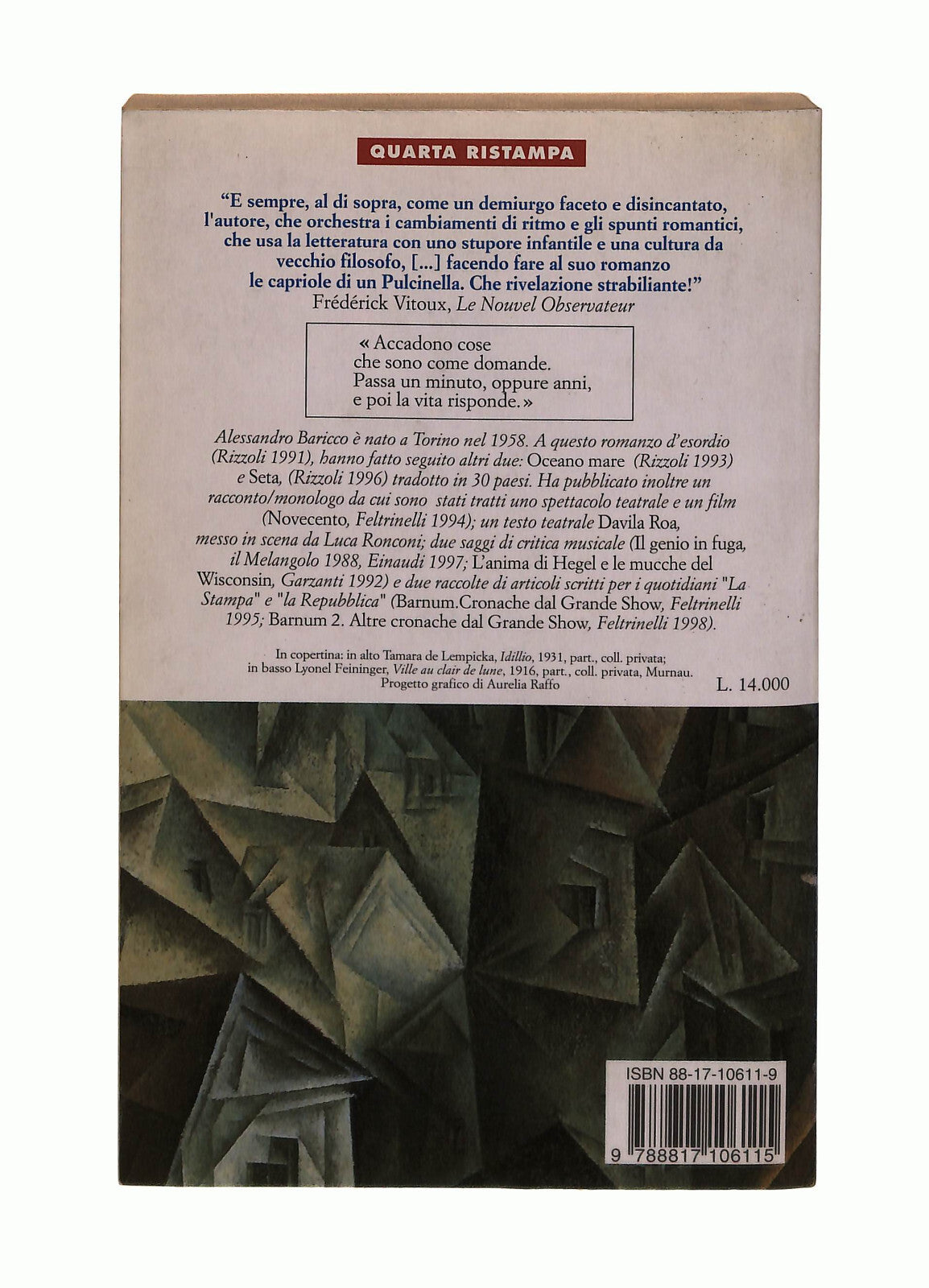 EBOND Castelli Di Rabbia Alessandro Baricco Bur Libro LI042382