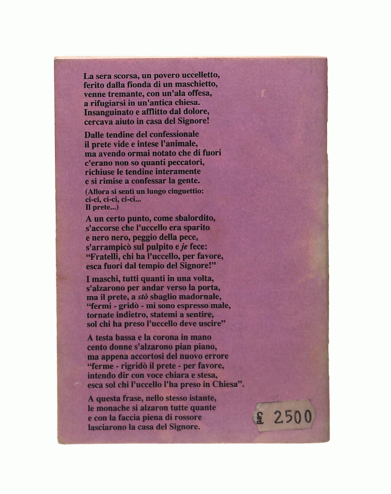 EBOND Chi Ha Preso l Uccello Scipioni Libretto Libro LI042413