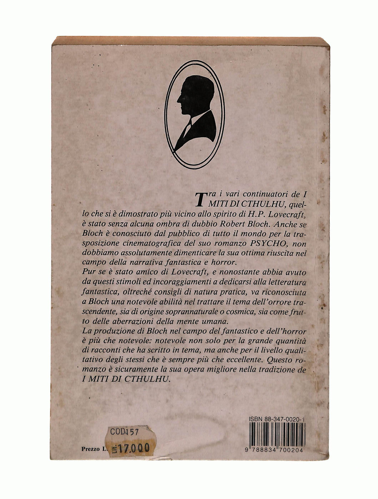 EBOND L Ira Di Cthulhu Robert Bloch Fanucci Libro LI042417