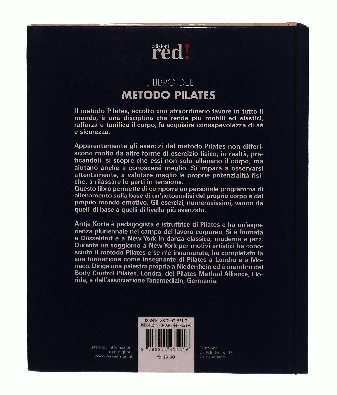 EBOND IlDel Metodo Pilates Antje Korte Edizoni Red Libro LI042441
