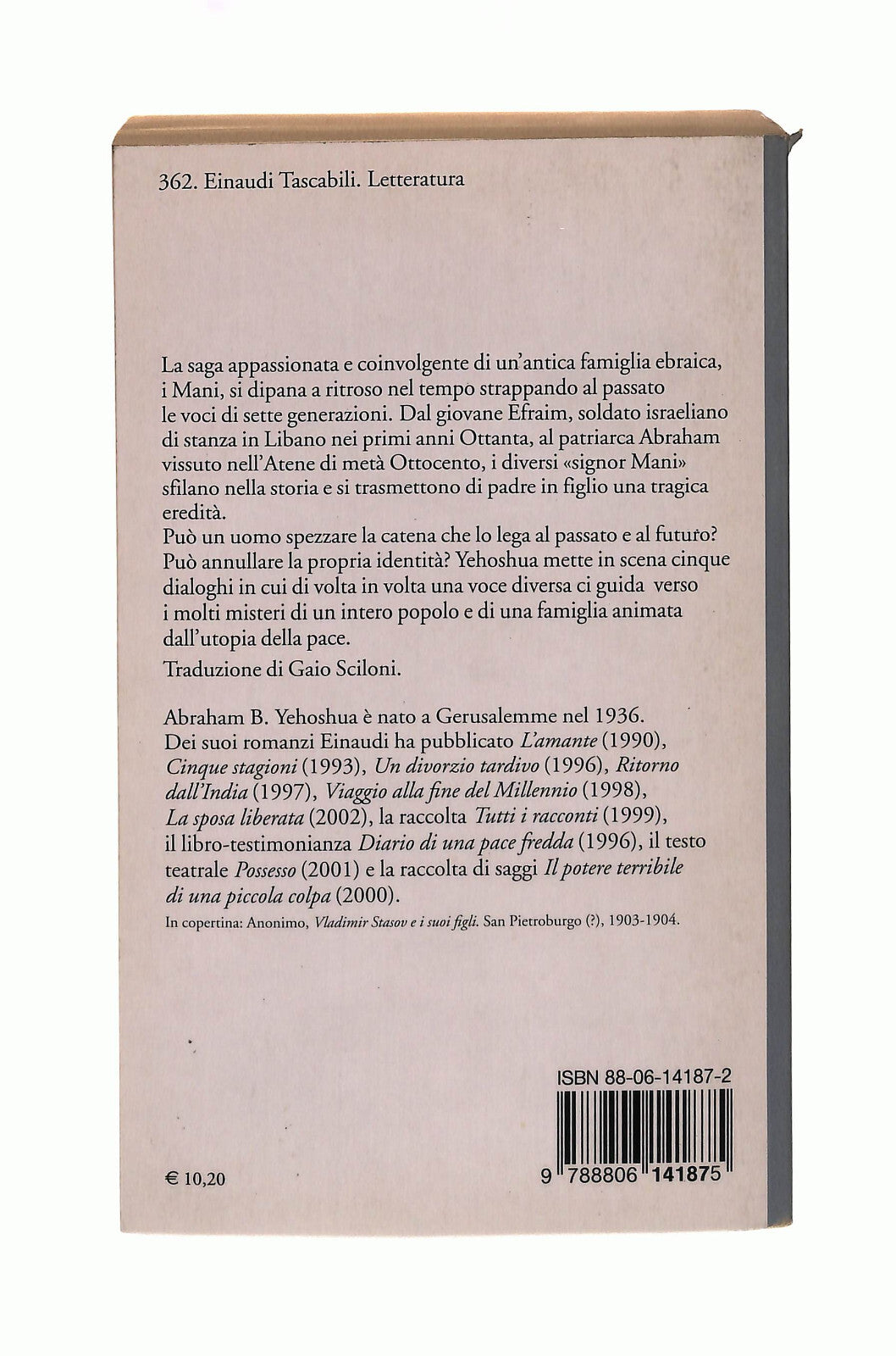 EBOND Il Signor Mani Abraham B Yehoshua Einaudi Libro LI042461