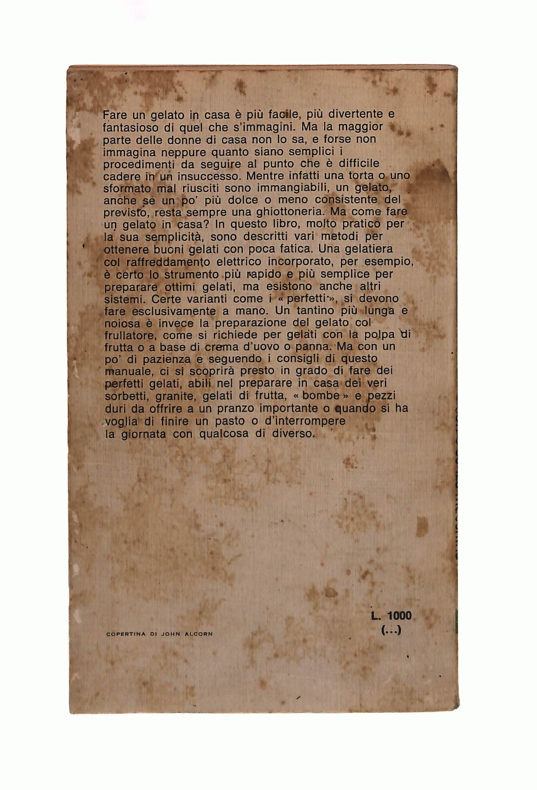 EBOND I Gelati Fatti In Casa Con o Senza Macchina E Spagnol Bur Libro LI042504