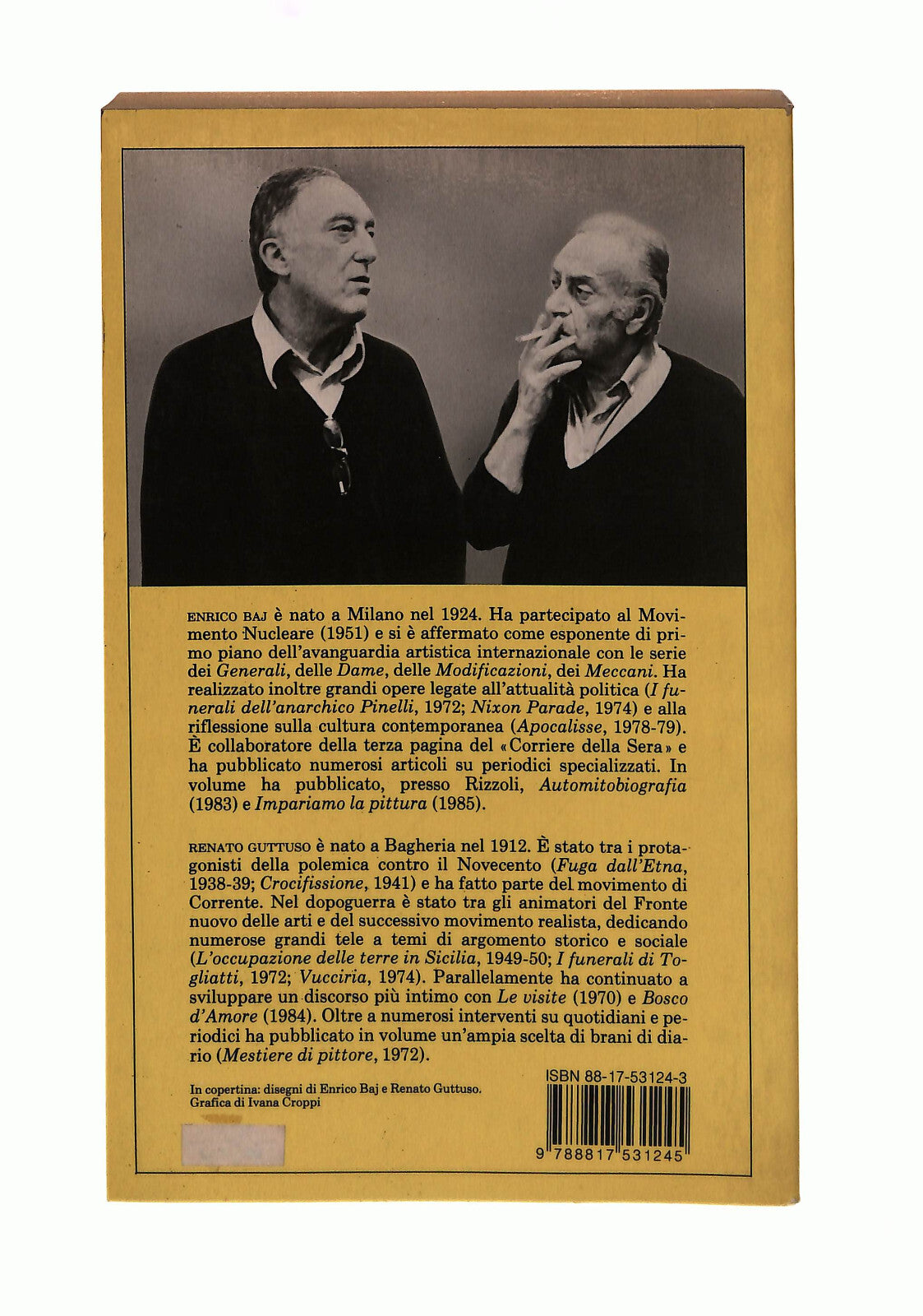 EBOND Fantasia e Realta Enrico Baj Renato Guttuso Rizzoli Libro LI042526
